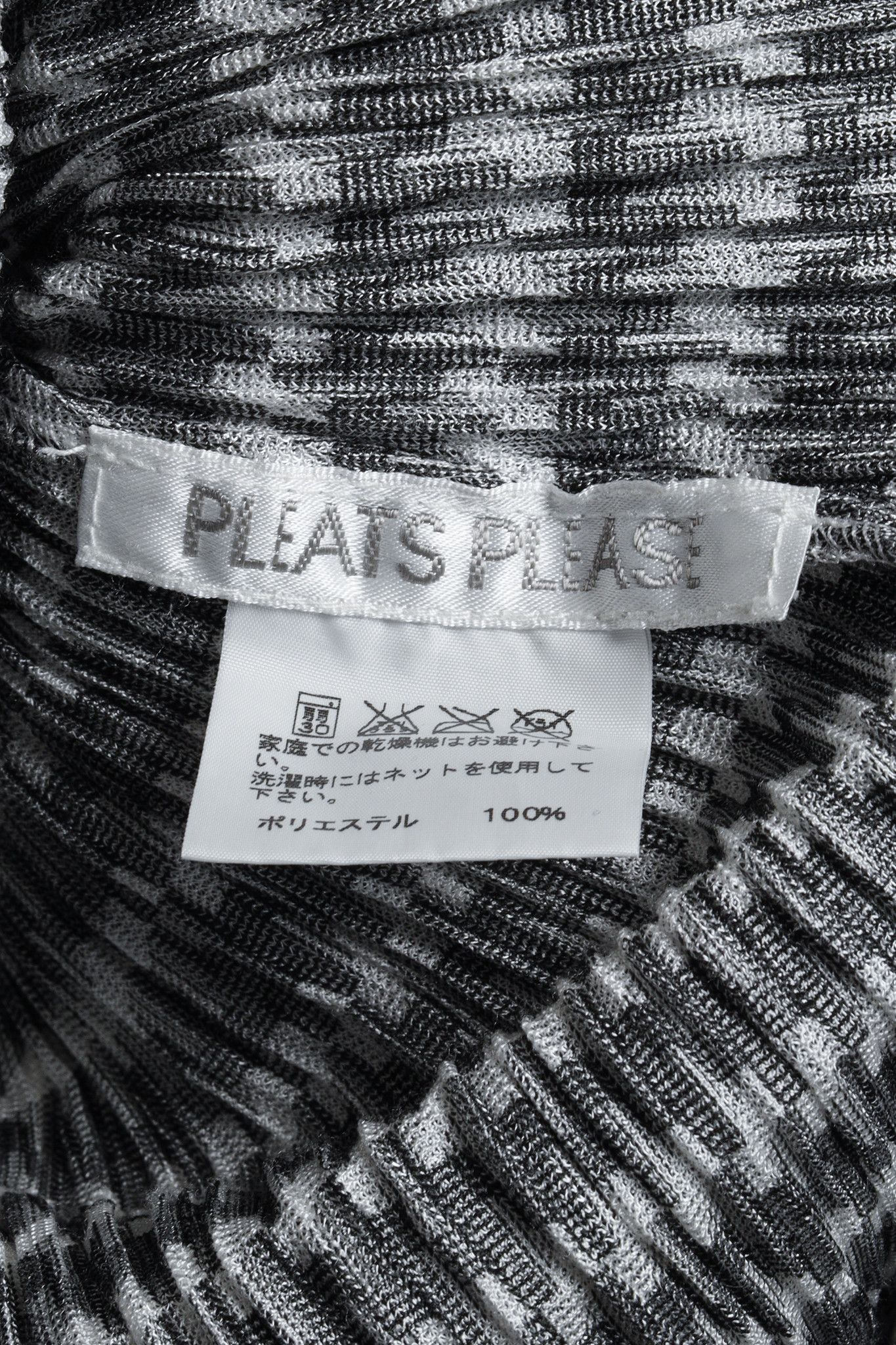 Pleats Please Issey Miyake Issey Miyake Pleats Please Houndstooth Pattern Maxi Dress Size M / US 6-8 / IT 42-44 - 7 Thumbnail