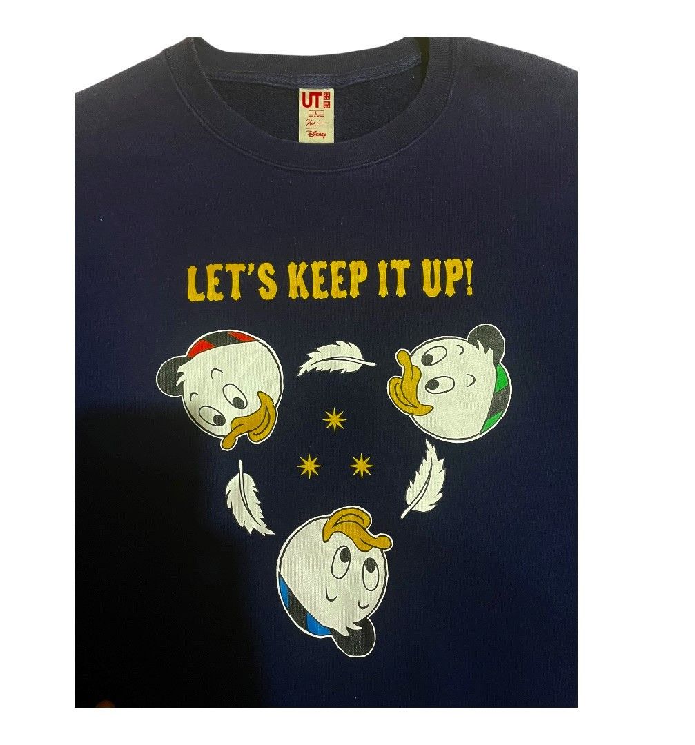 Disney × Uniqlo Donald Duck's Triplet Nephew Sweatshirt Size L / US 10 / IT 46 - 4 Thumbnail