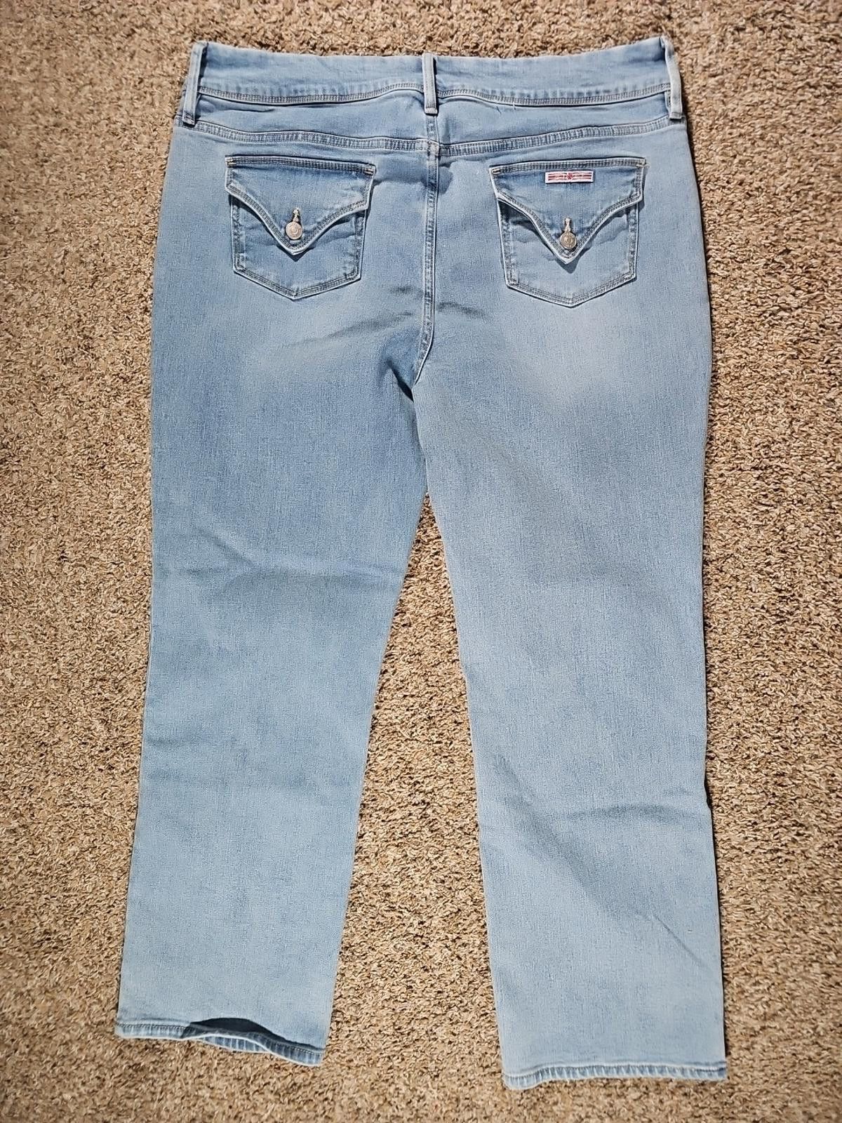 Hudson Hudson Los Angeles Sz 16 Blue Jeans Flap Pockets Size 38" / US 16 / IT 52 - 5 Thumbnail