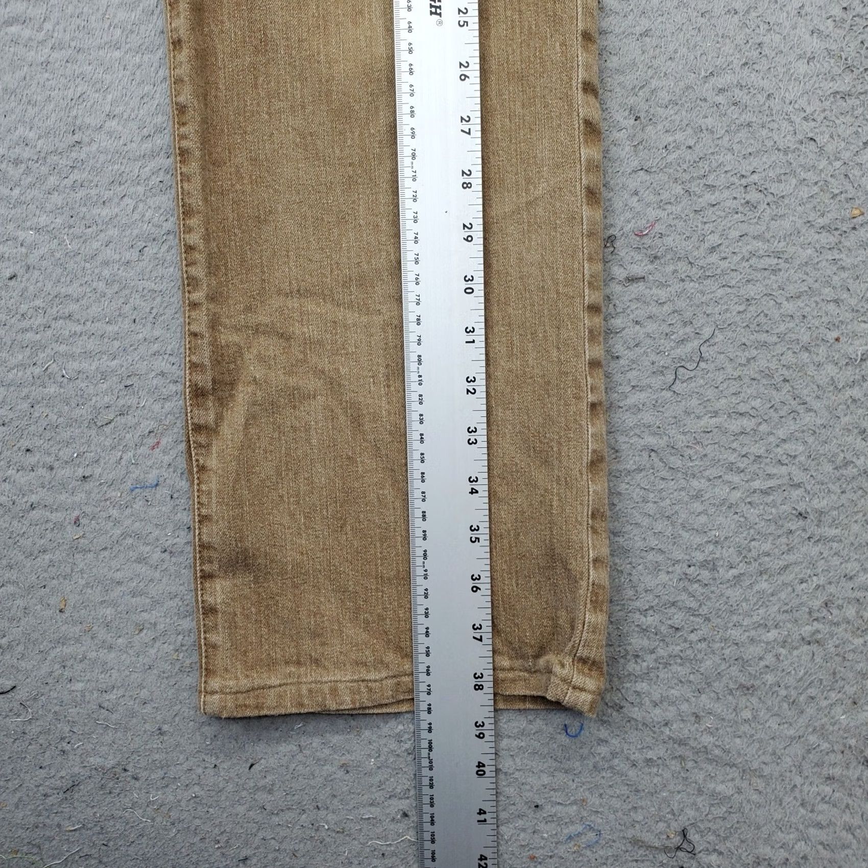 Ralph Lauren Lauren Ralph Lauren Wide Leg Jeans Women 16 Tan Denim 5 Pocket Design Jeans Women 16 Tan Denim 5 Pocket Design Size 38" / US 16 / IT 52 - 3 Thumbnail