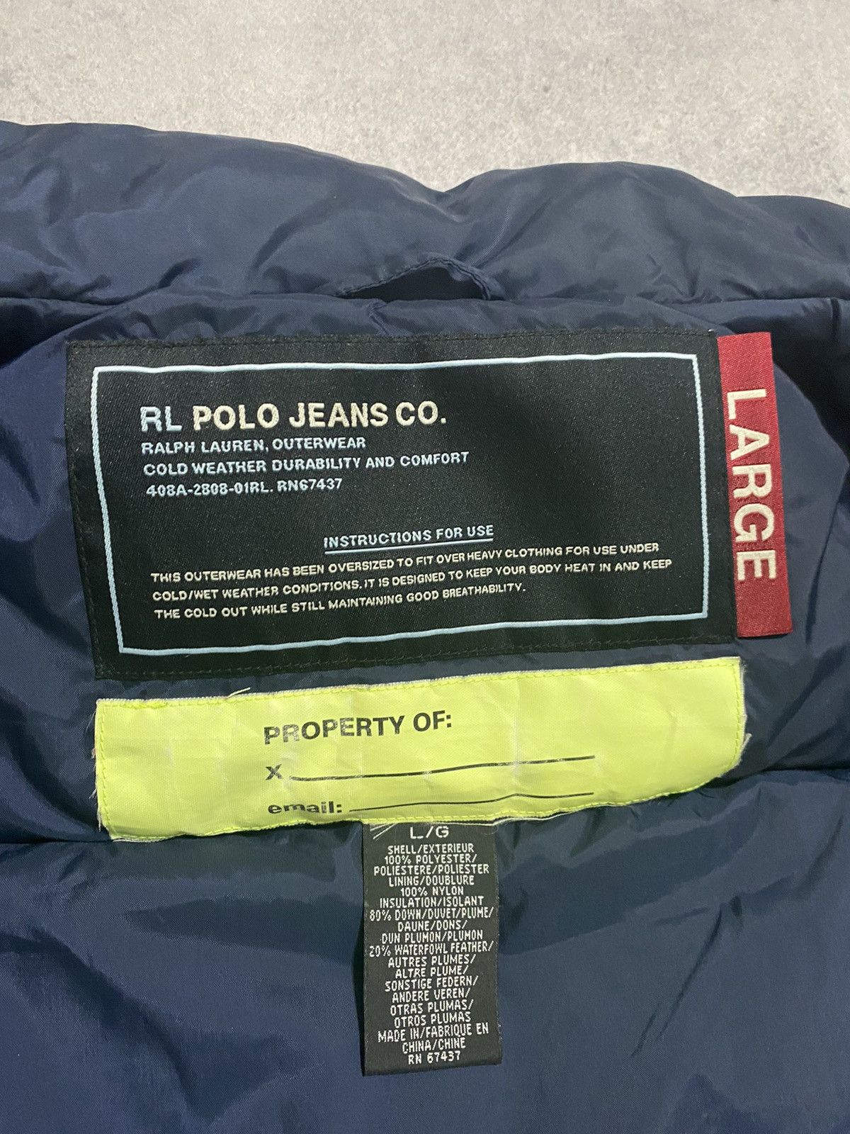 Polo Ralph Lauren × Vintage Ralph Lauren Polo Jeans Puffer Gilet Vest Women’s XS Size XS / US 0-2 / IT 36-38 - 7 Thumbnail