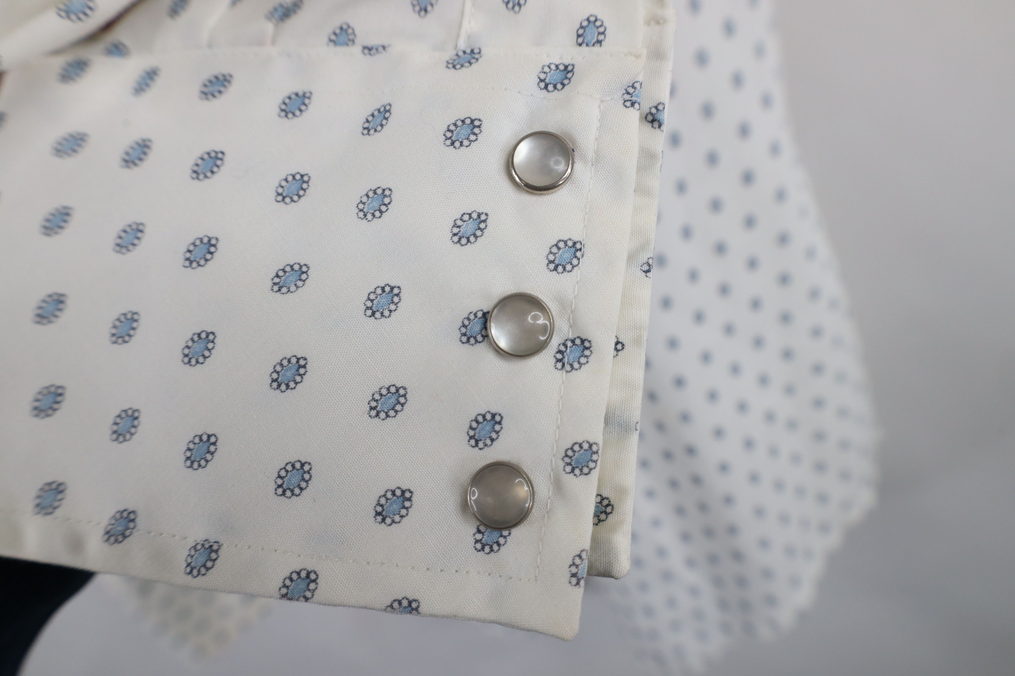 Vintage Vintage 70s Rockabilly Western Cowboy Snap Button Shirt Size US M / EU 48-50 / 2 - 5 Thumbnail