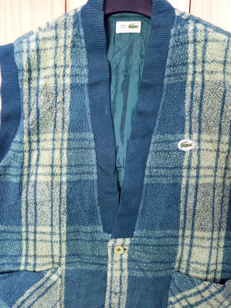 Lacoste × Vintage Vintage Lacoste Vest Jacket Size US XL / EU 56 / 4 - 2 Thumbnail