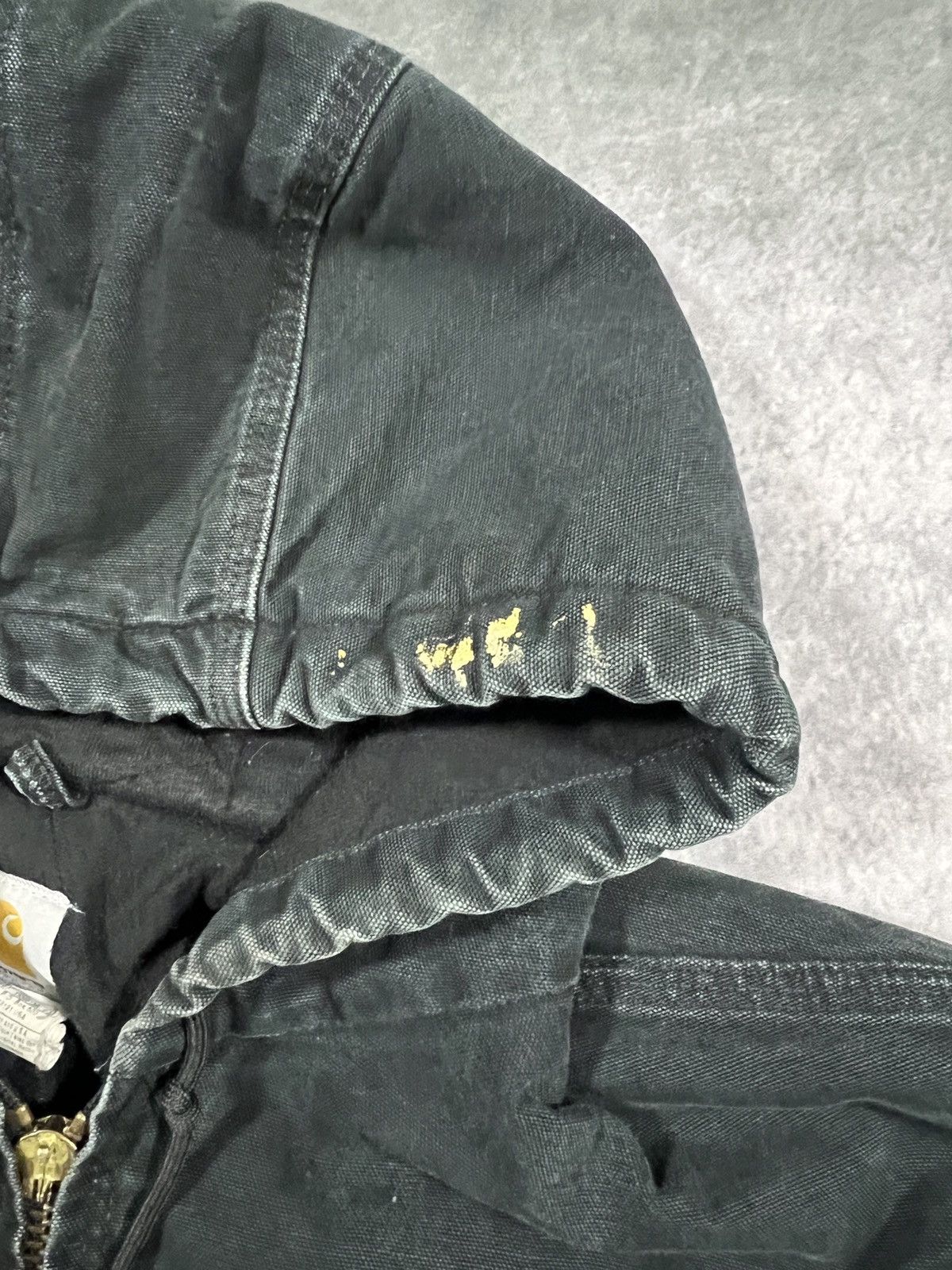 Carhartt Carhartt Black Hooded Workwear Jacket Full Zip Heavyweight Size US L / EU 52-54 / 3 - 2 Thumbnail