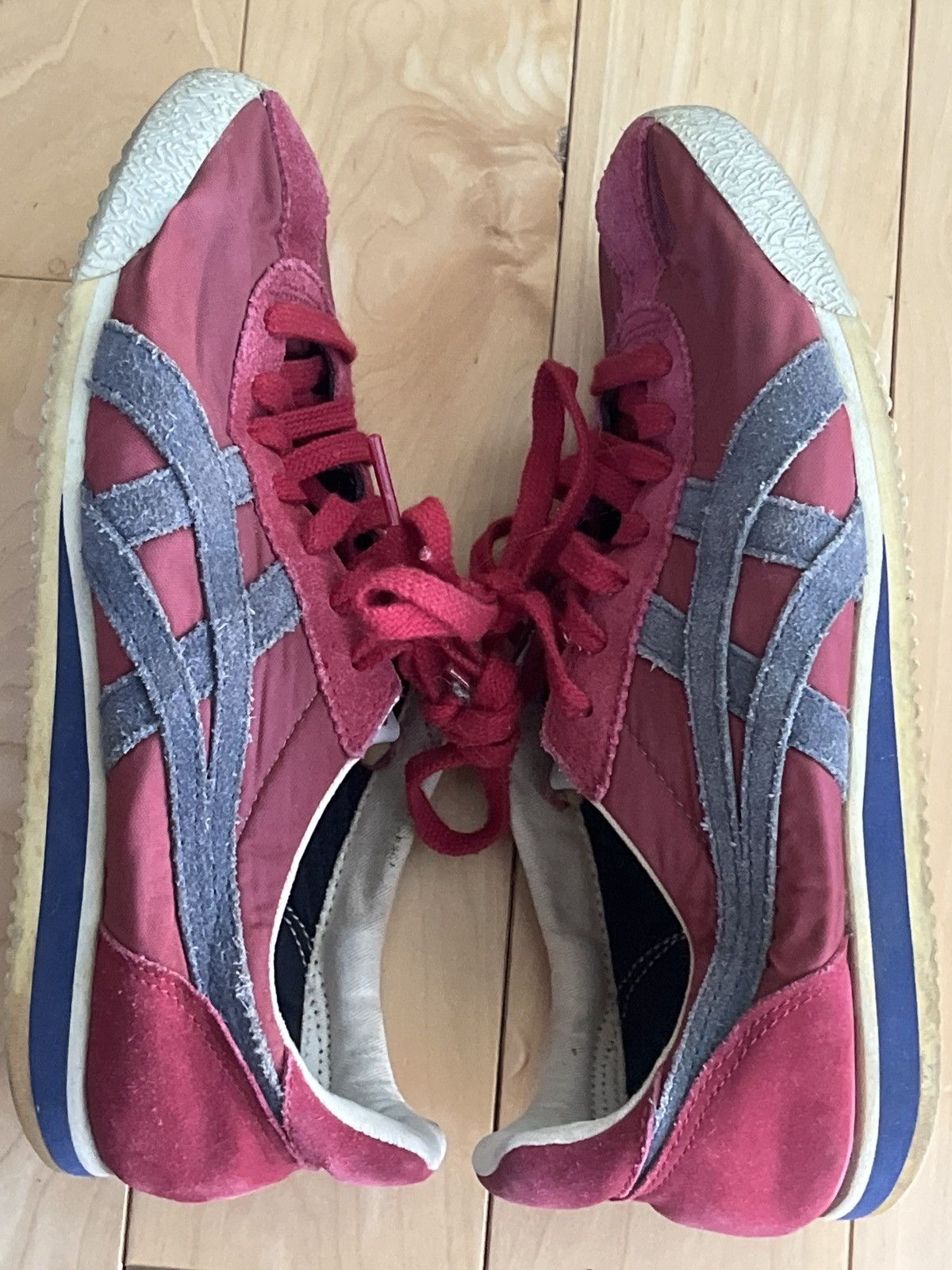 Asics × Japanese Brand × Onitsuka Tiger onitsuka tiger red/blue sneakers Size US 7 / IT 37 - 6 Thumbnail