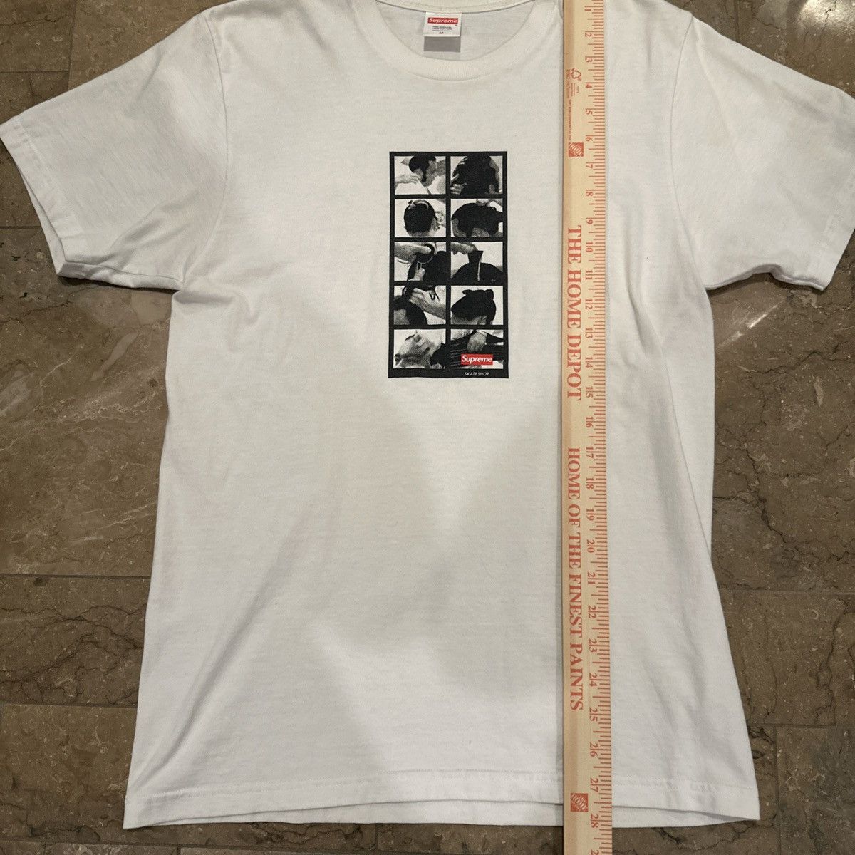 Supreme Supreme Photo Grid Tee White Medium Made in USA Size US M / EU 48-50 / 2 - 6 Thumbnail