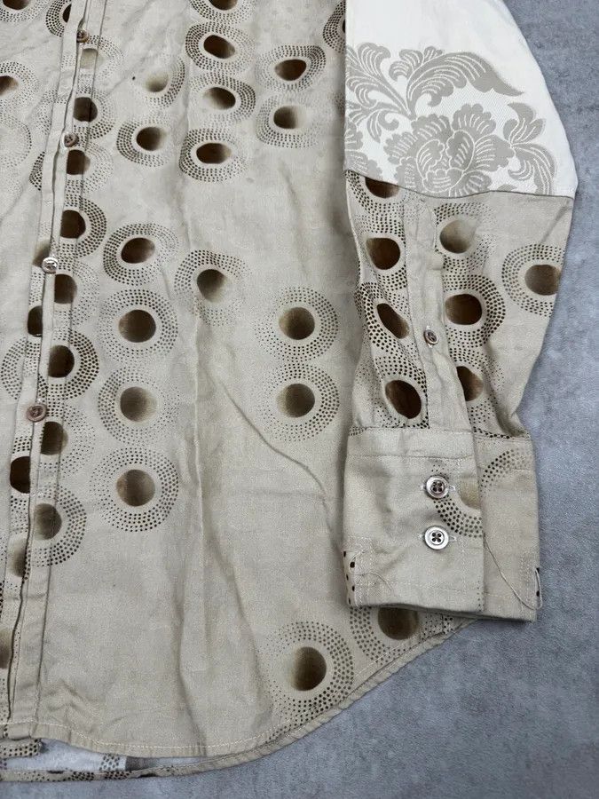 Kenzo 1990s Kenzo Beige Floral Persan Pattern Shirt Size US M / EU 48-50 / 2 - 6 Thumbnail