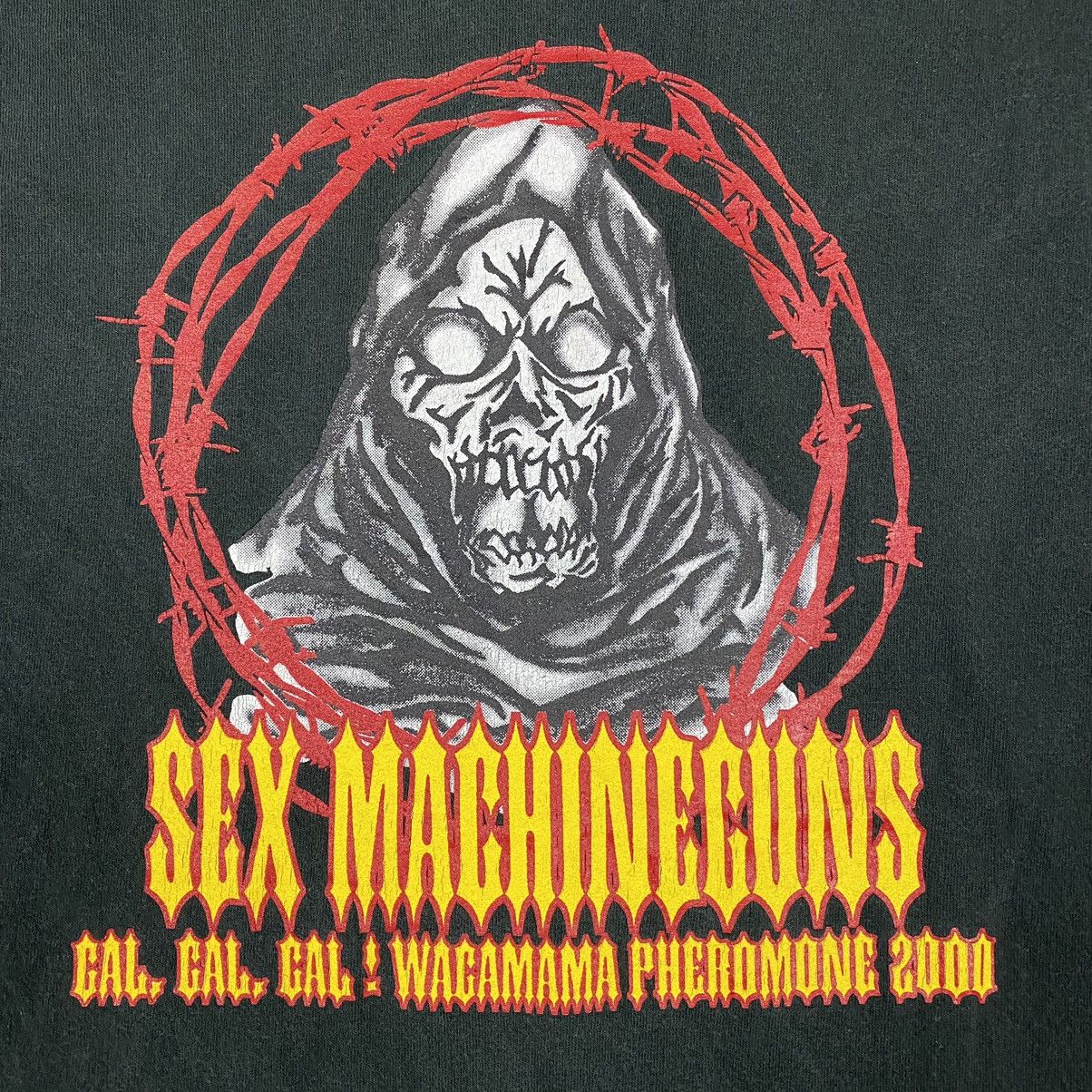 Band Tees × Vintage VINTAGE SEX MACHINEGUNS JAPANESE HEAVY METAL BAND TEE Size US M / EU 48-50 / 2 - 3 Thumbnail