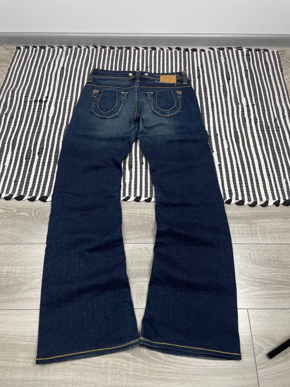 True Religion Vintage Crazy True Religion Flared Denim Jeans Y2K Size 30" / US 8 / IT 44 - 2 Thumbnail