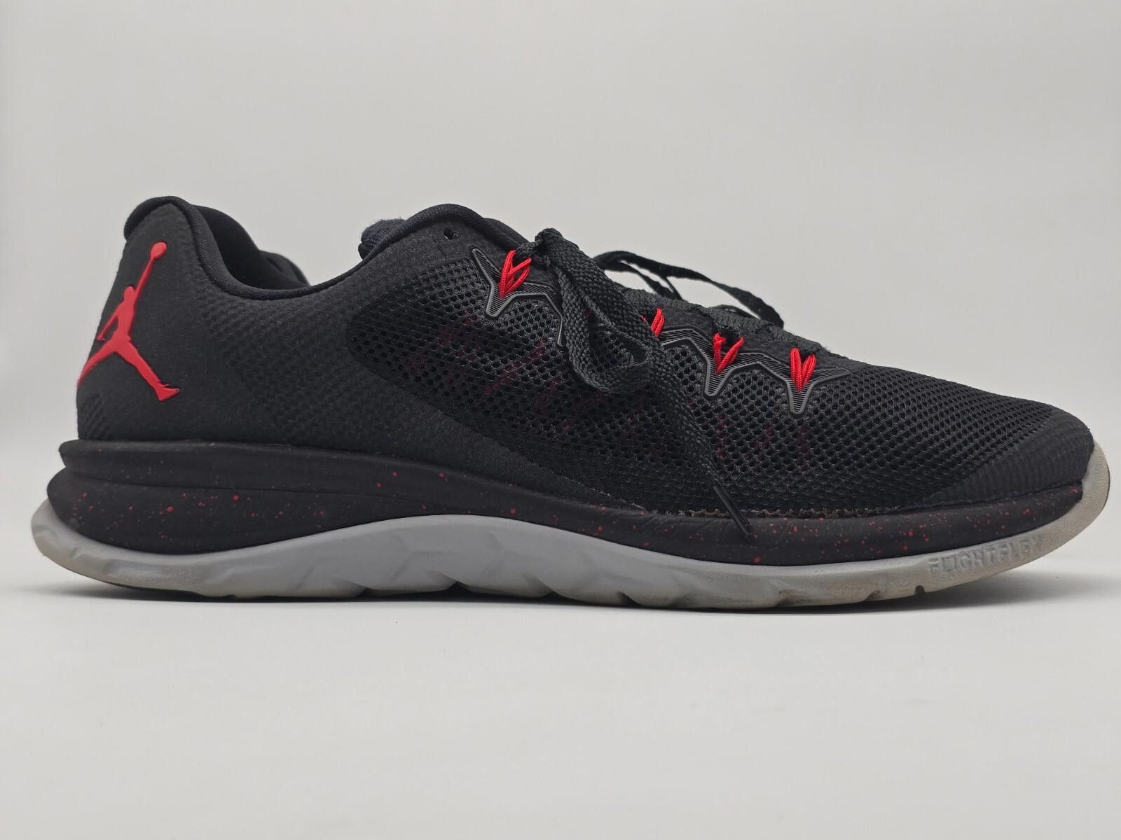 Nike Air Jordan Nike Flight Runner Black Red Bred Mens Size 10.5 Size US 10.5 / EU 43-44 - 1 Thumbnail