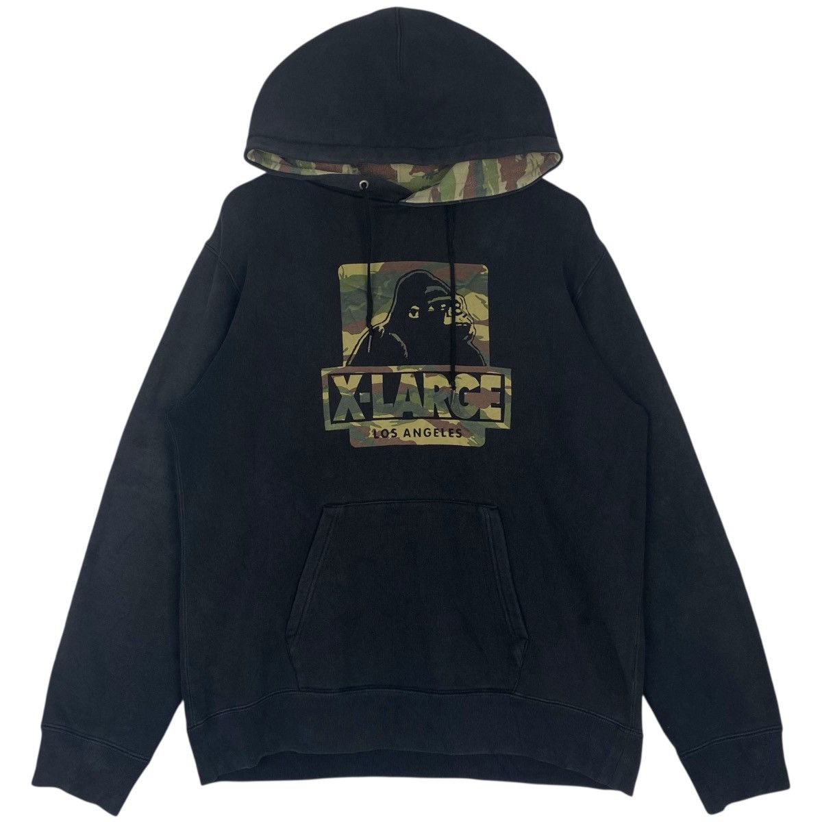 Vintage Vintage X-Large Hoodie Sweater Big Logo Camouflage Size XL Size US L / EU 52-54 / 3 - 1 Thumbnail