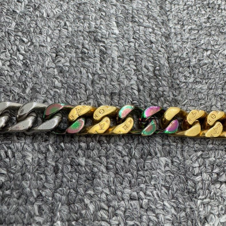 Louis Vuitton Louis Vuitton Cuban Quenched Gradient Necklace Size ONE SIZE - 3 Thumbnail