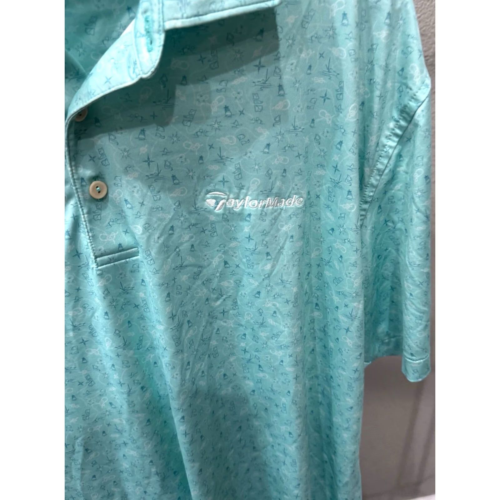 Peter Millar Peter Millar Polo Shirt Tailormade Summer Comfort Boat Artwork Large L Multicolor Mens Shirt Size US L / EU 52-54 / 3 - 4 Thumbnail
