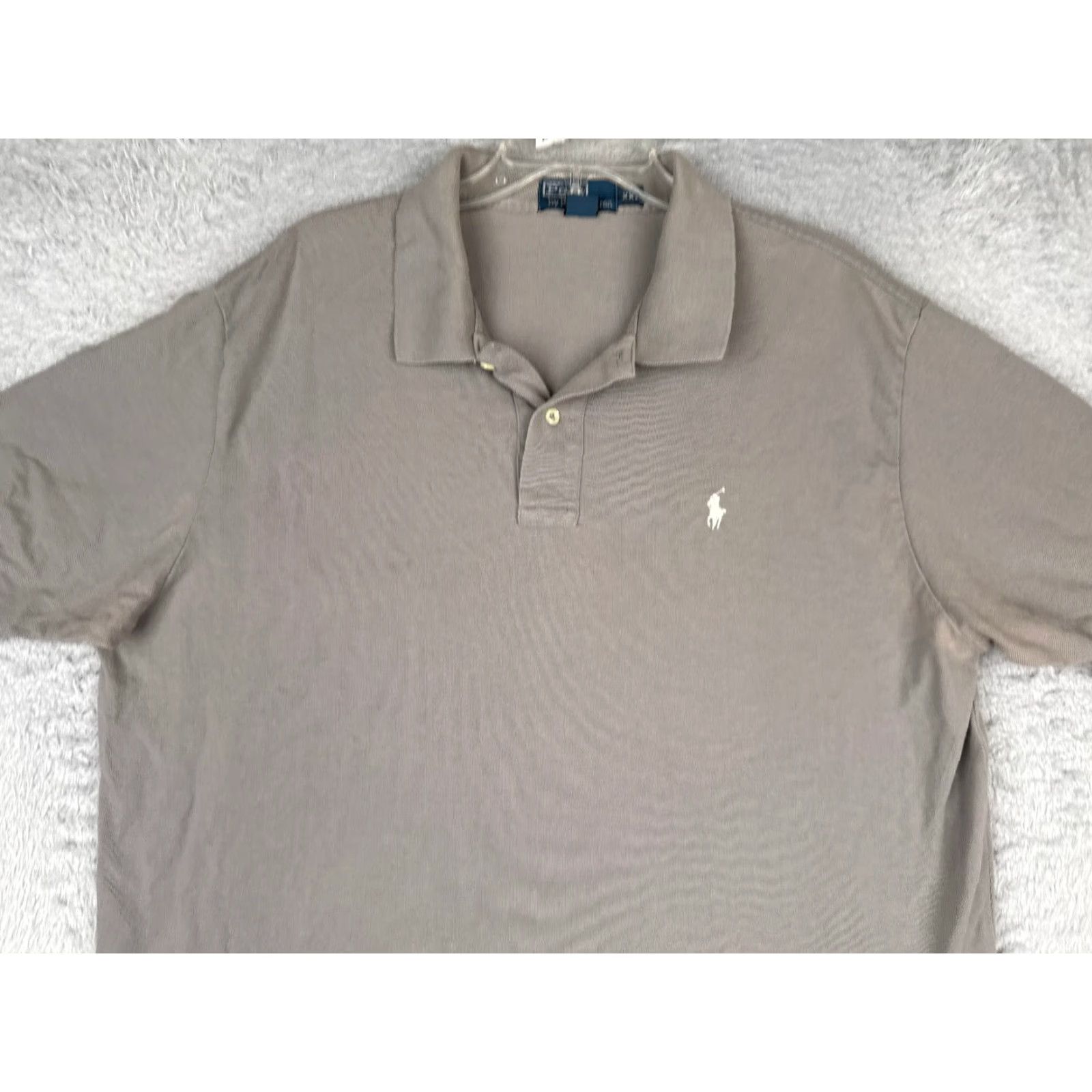 Ralph Lauren VINTAGE Polo Ralph Lauren Polo Shirt Men 2XL Gray Short Sleeve Cotton Polo Shirt Mens 2XL Gray Polo Ralph Lauren Shirt Vintage Size US XXL / EU 58 / 5 - 4 Thumbnail
