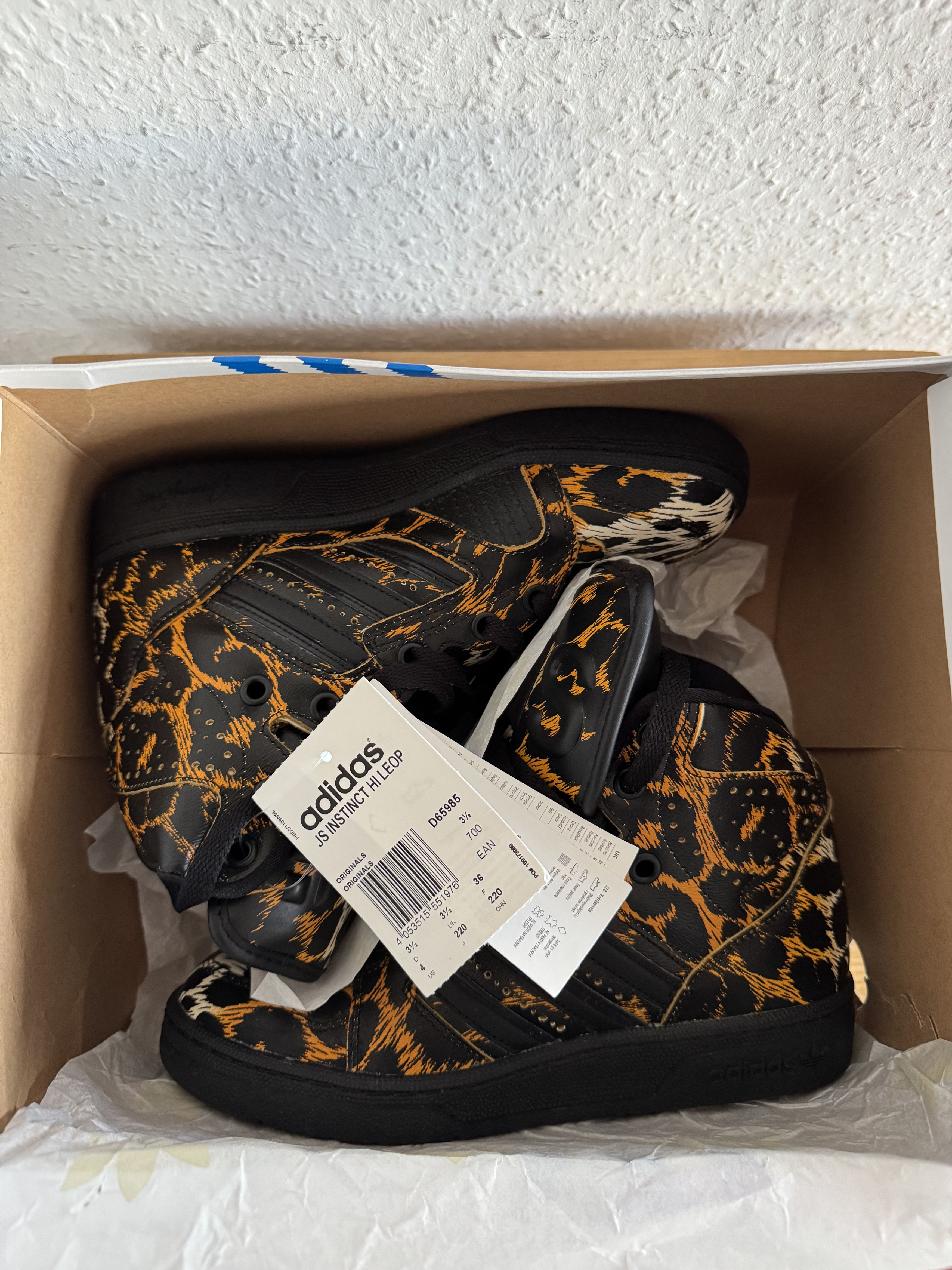 Adidas × Jeremy Scott JS Instinct Hi Leopard Size US 4 / IT 34 - 16 Thumbnail