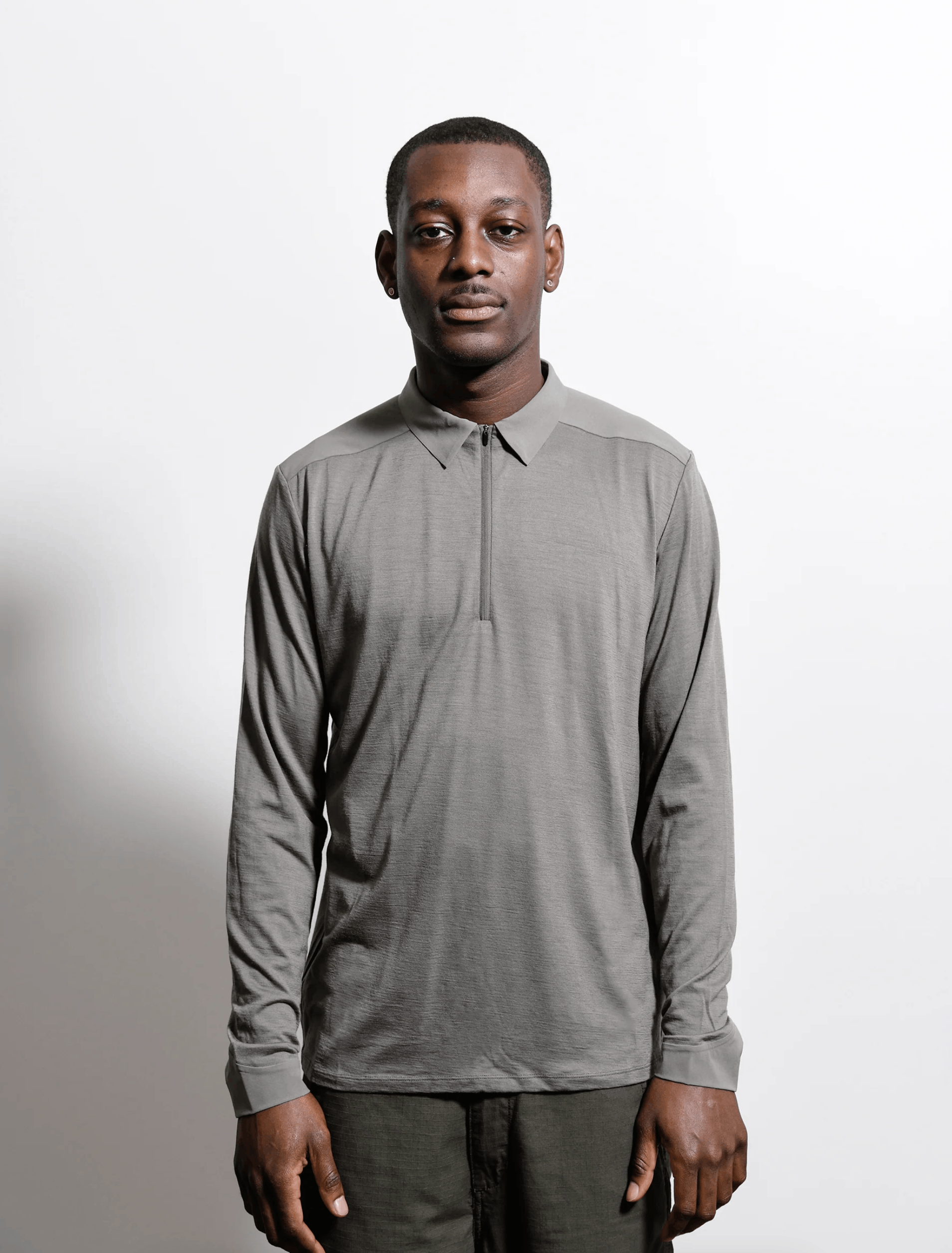 Veilance Arc'teryx Veilance Frame Polo LS Shirt, Clay Size US L / EU 52-54 / 3 - 1 Thumbnail