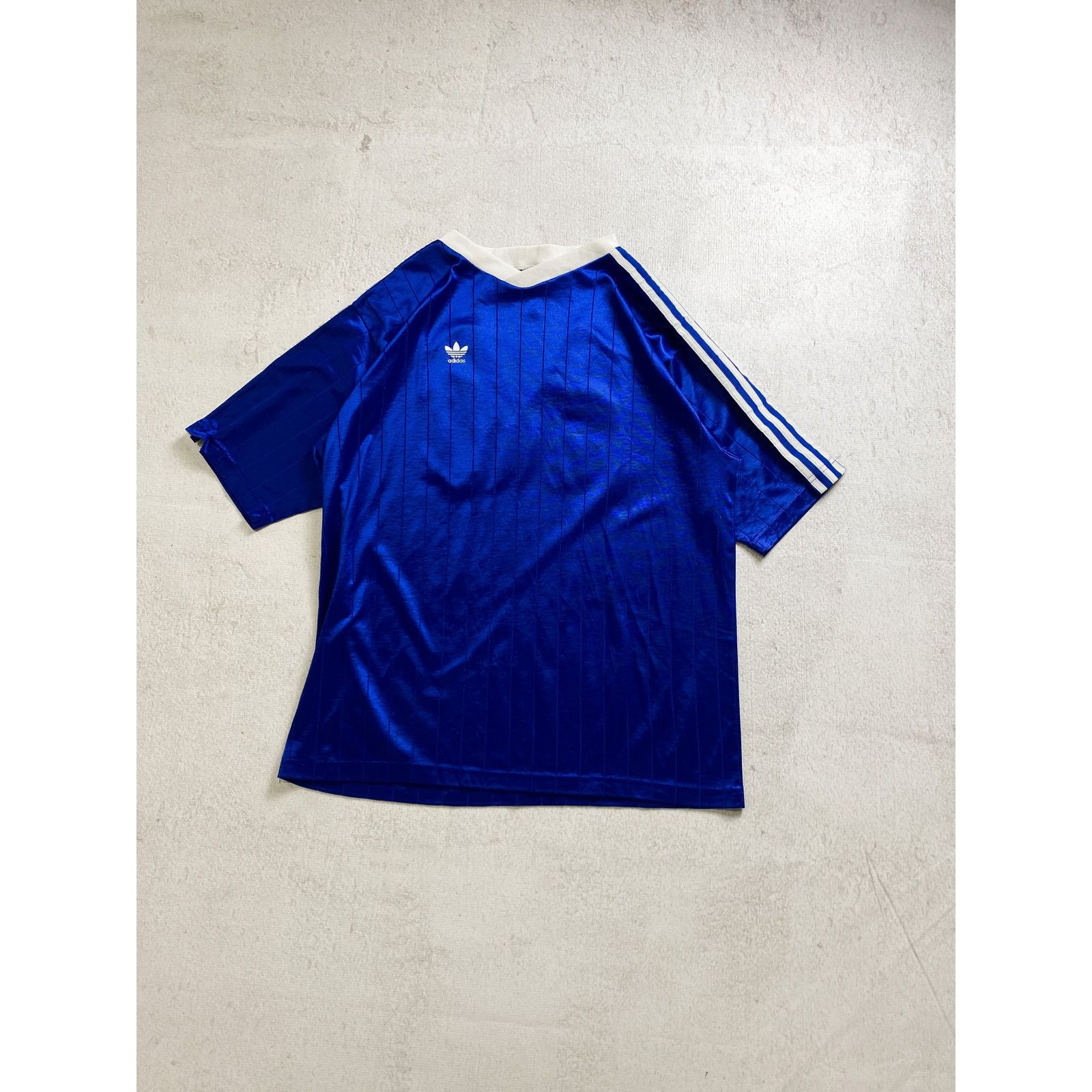Adidas Vintage 90s Adidas Blue Regular Jersey - Men's XL Size US XL / EU 56 / 4 - 1 Thumbnail
