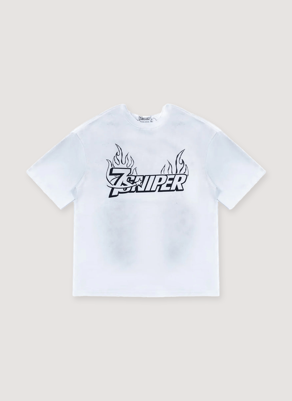 TRIPLE SEVENS 7Sniper Flame Logo Tee White Size US S / EU 44-46 / 1 - 1 Thumbnail