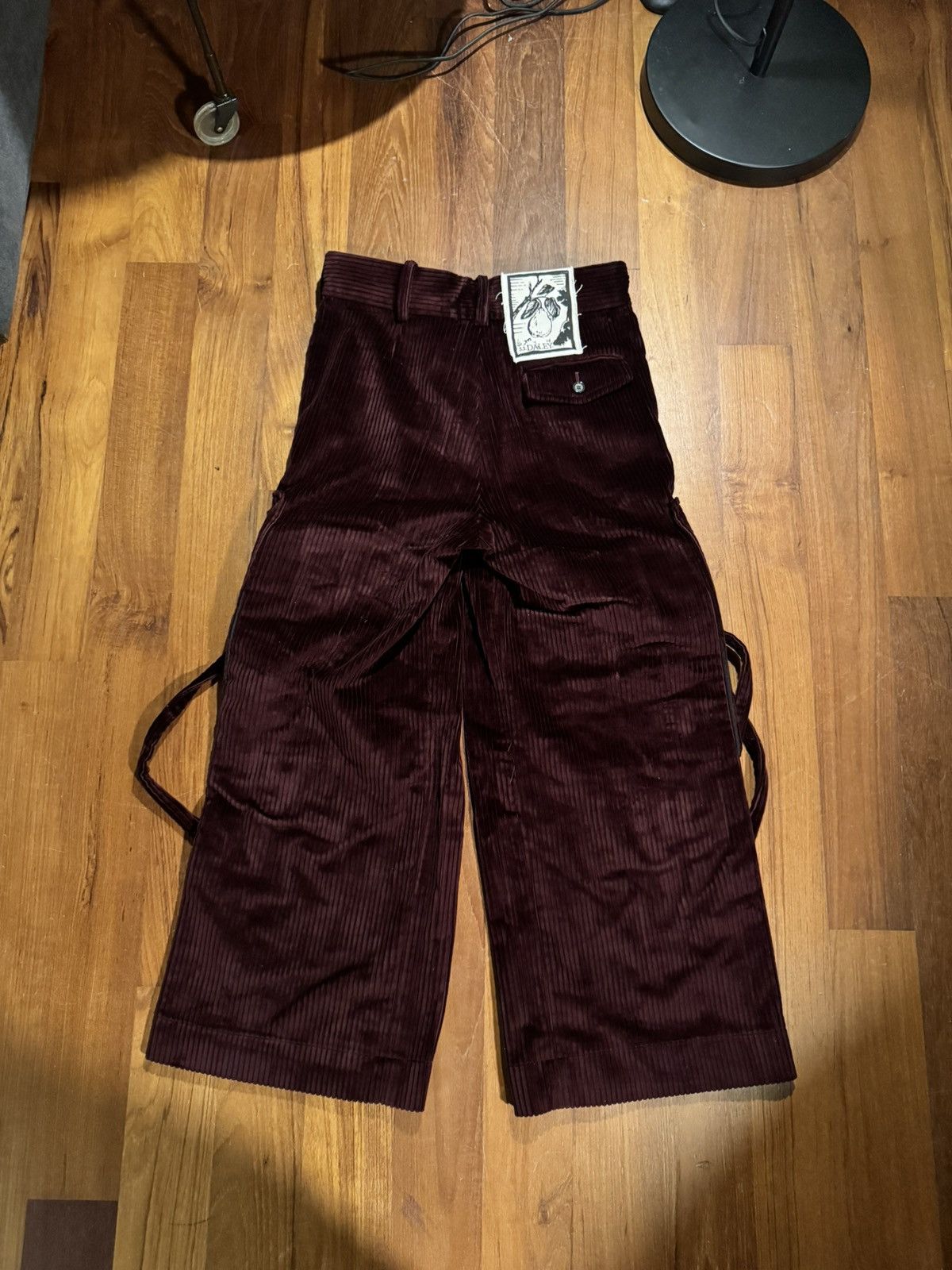 S.S.Daley S.S. Daley Maroon Corduroy Trousers Size US 30 / EU 46 - 2 Thumbnail