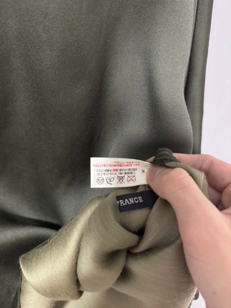 Haider Ackermann Haider Ackermann Olive green satin patchwork cloak Size S / US 4 / IT 40 - 9 Thumbnail