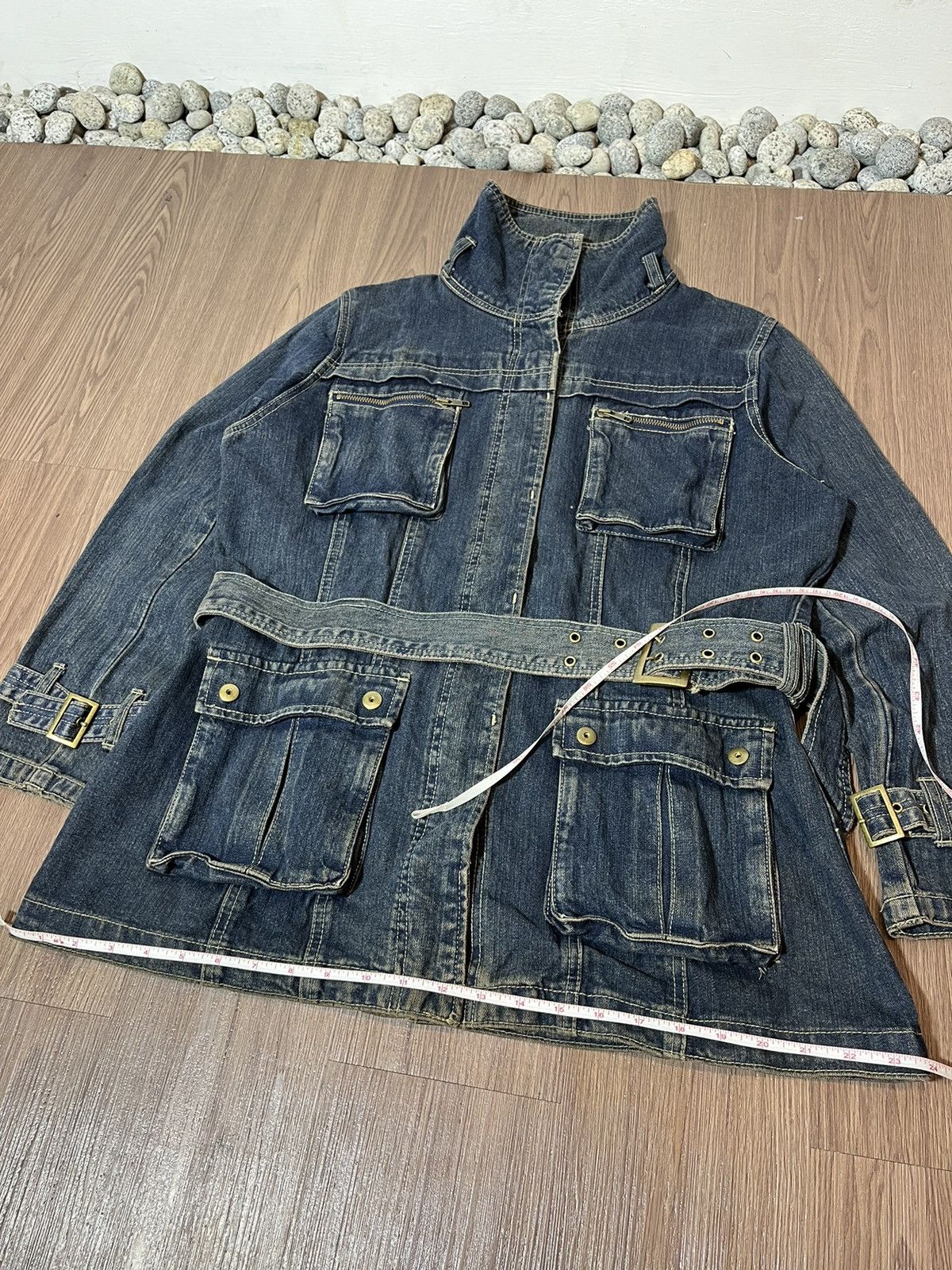 Beauty Beast Charms japan bondage 3D multipocket mudwash denim jacket Size US XL / EU 56 / 4 - 15 Thumbnail