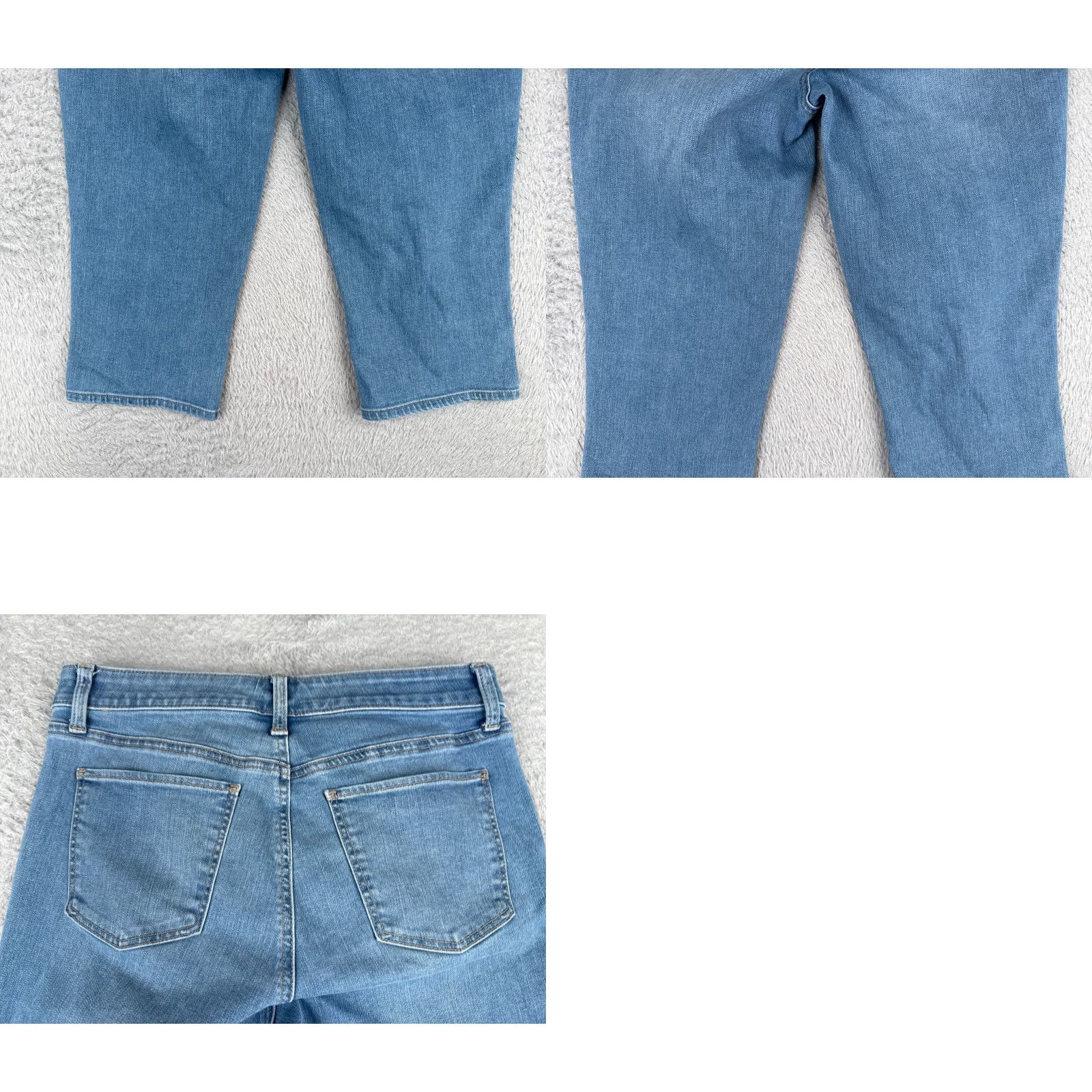Talbots Talbots Jeans Women 8 Capris Denim Mid Rise Blue Cotton Blend 30x18 5-Pocket Design Womens Size 30" / US 8 / IT 44 - 10 Thumbnail