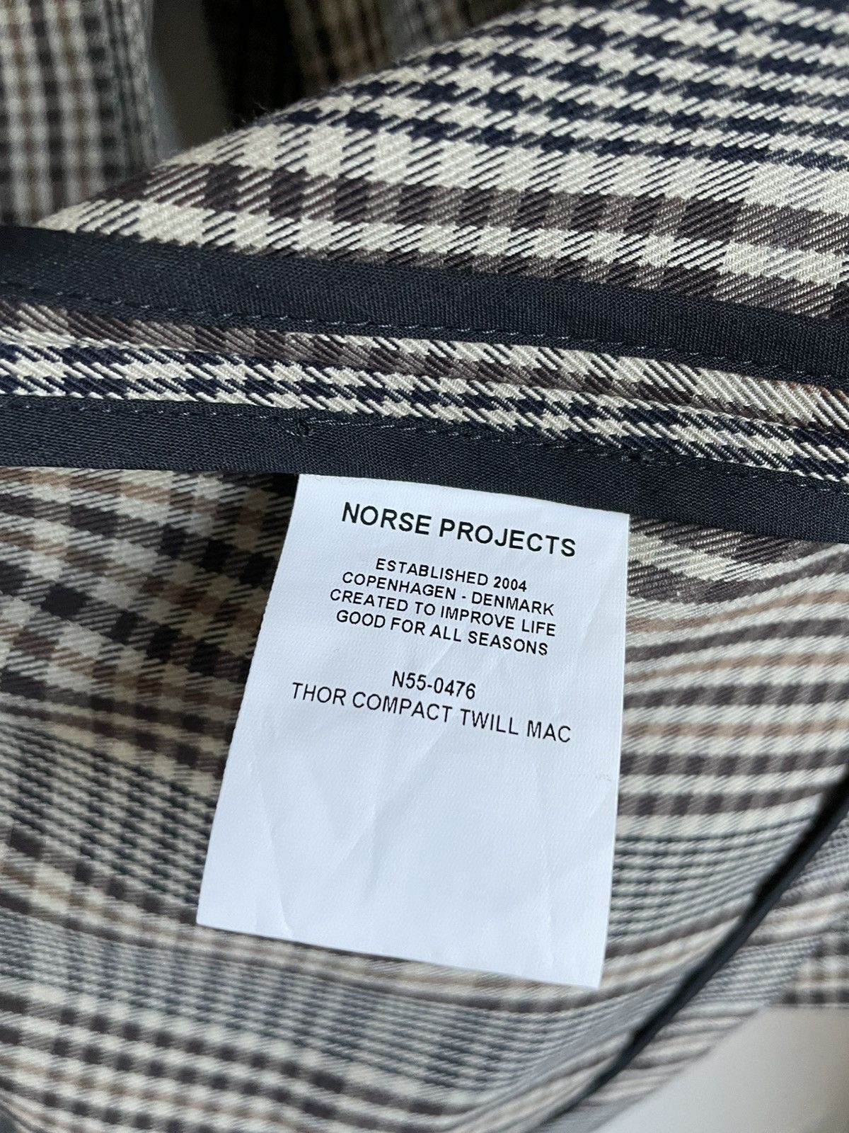 Norse Projects Norse Projects Thor Compact Twill Mac Coat Size US M / EU 48-50 / 2 - 6 Thumbnail