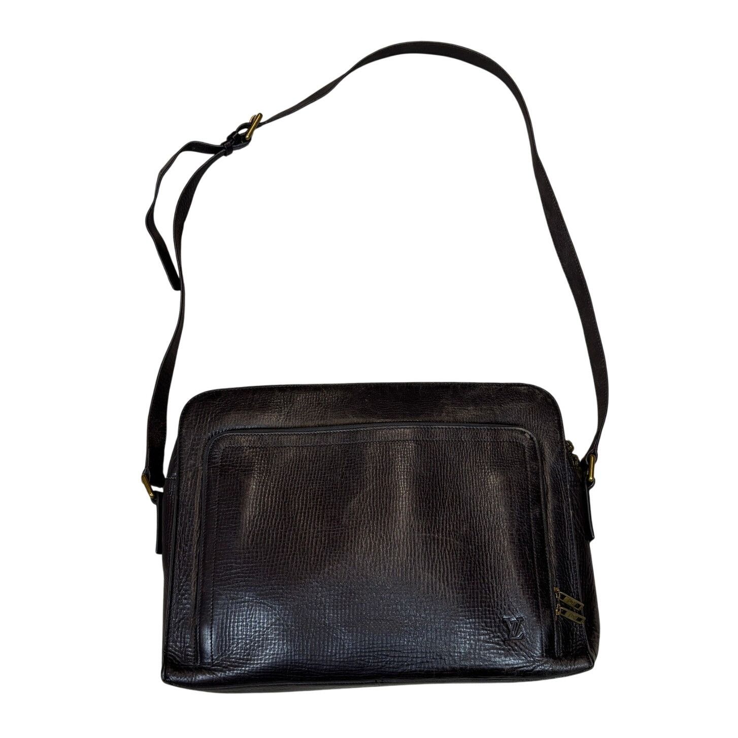 Louis Vuitton Louis Vuitton Taiga Brown Leather Messenger Shoulder Bag Size ONE SIZE - 1 Thumbnail