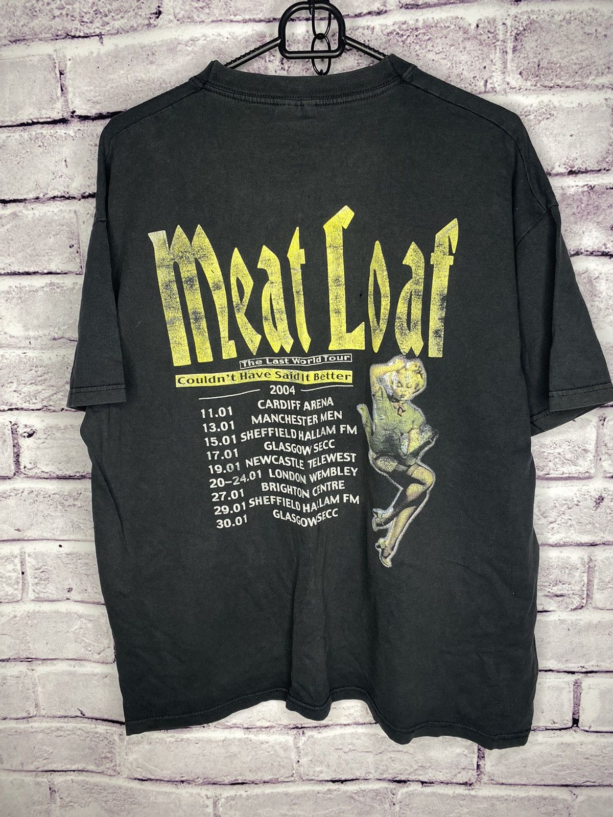 Band Tees × Vintage Meat Loaf 2004 Band/Rock Tee Last World Tour Size US L / EU 52-54 / 3 - 9 Thumbnail