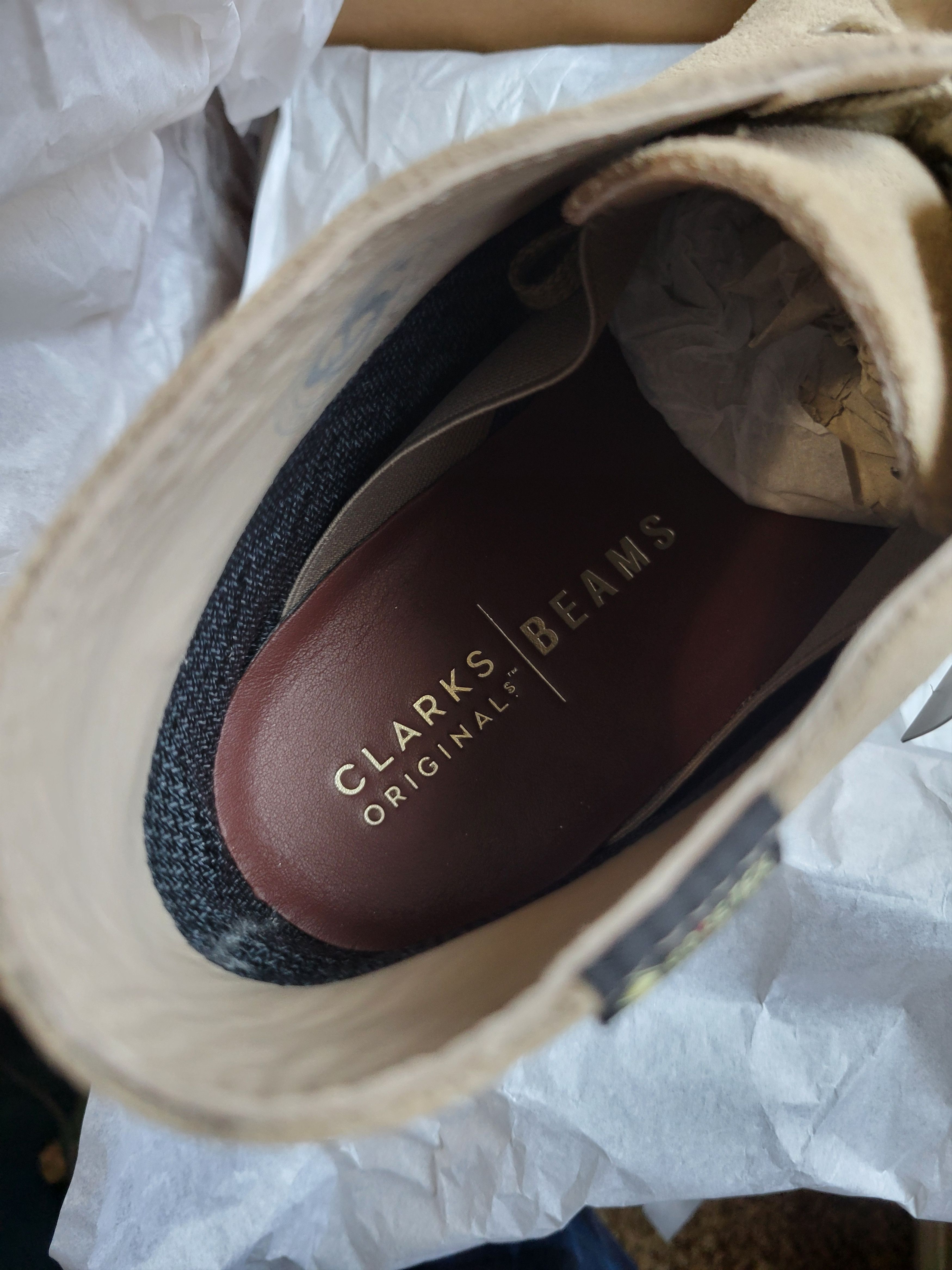 Beams Plus × Clarks × Japanese Brand CLARKS X BEAMS GORE TEX DESERT ROCK SAND size 11.5 Size US 11.5 / EU 44-45 - 8 Thumbnail