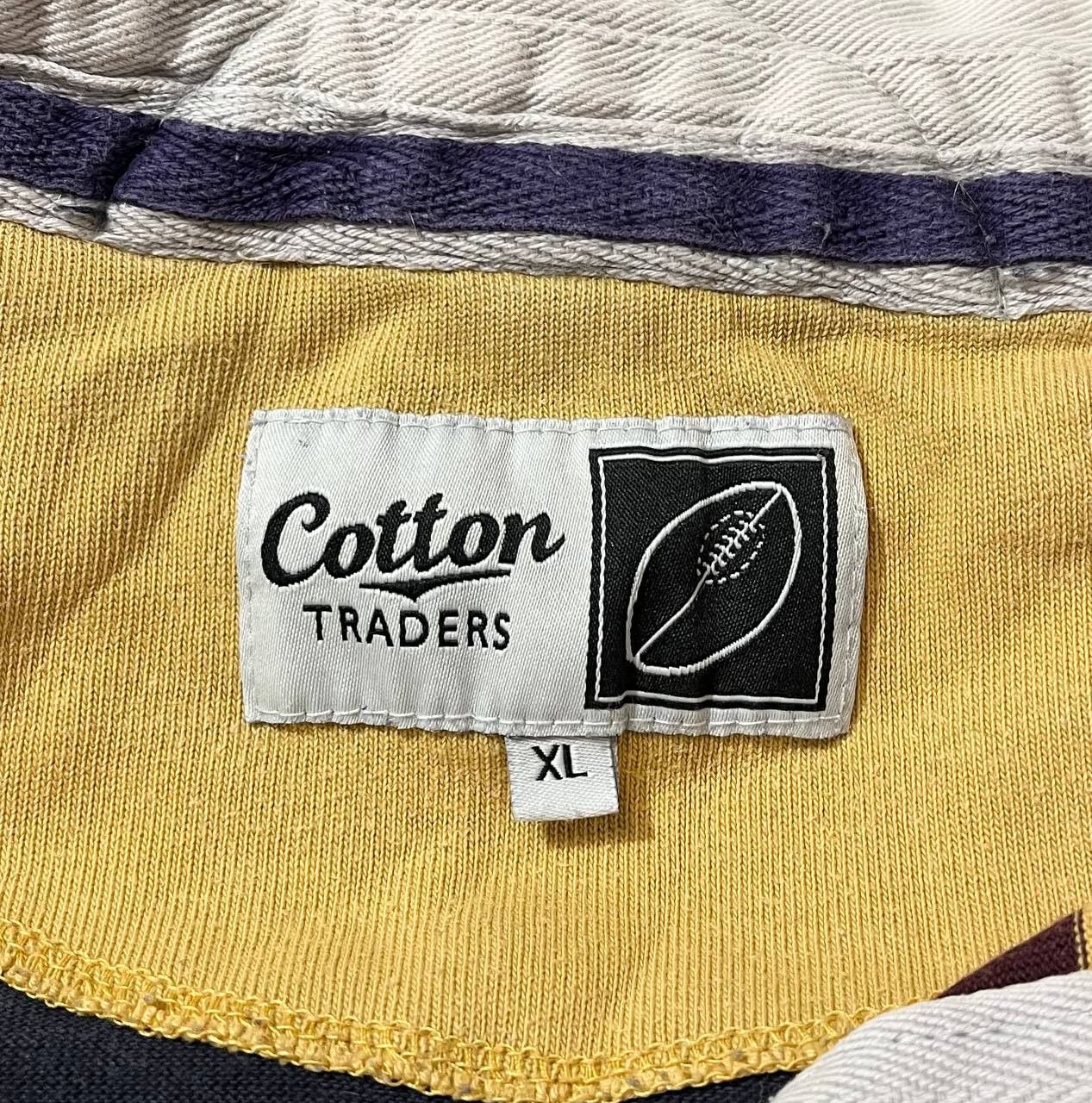 Cotton Traders Cotton Traders Rugby Shirts Striped polo Long Sleeve Vintage Size US XL / EU 56 / 4 - 8 Thumbnail