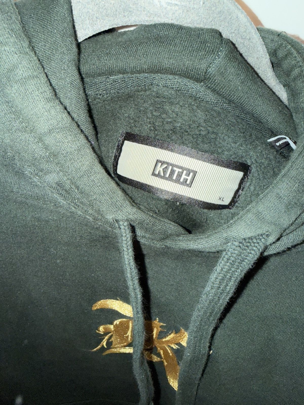 Kith Kith Gothic K Green Hoodie XL Size US XL / EU 56 / 4 - 3 Thumbnail
