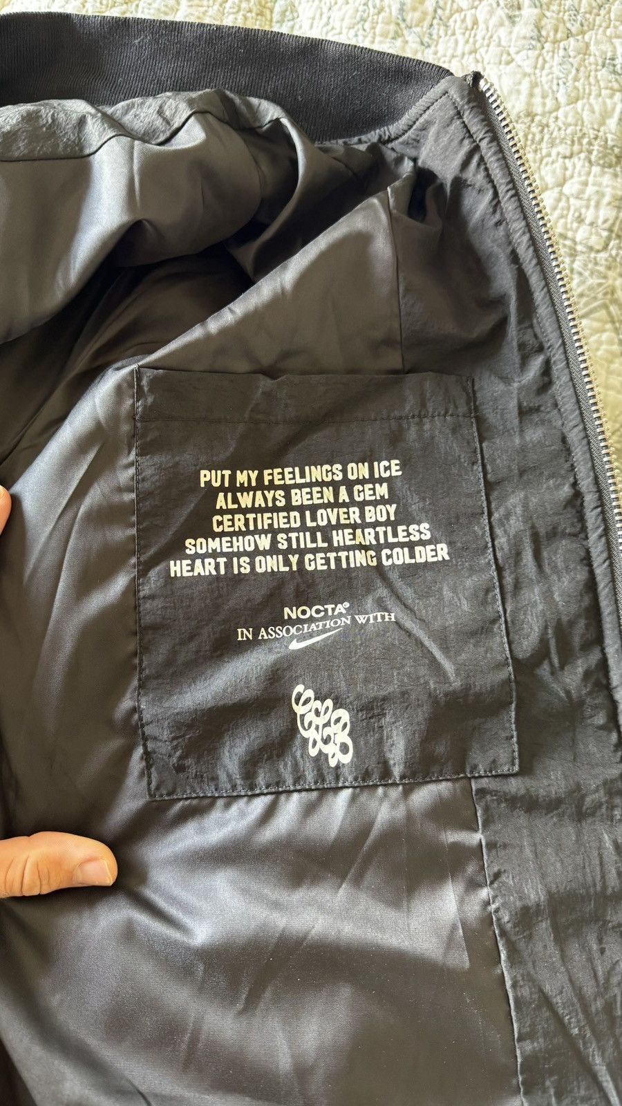 Drake F&F DRAKE X NIKE CERTIFIED LOVER BOY BOMBER JACKET Size US XL / EU 56 / 4 - 4 Thumbnail