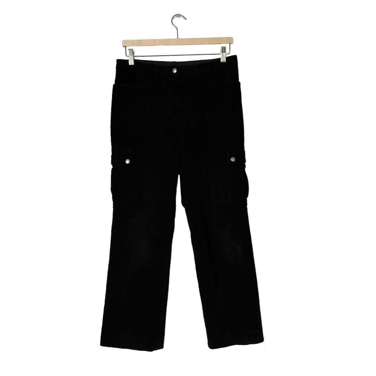 Image of Lanvin Sport Corduroy Cargo in Black, Men's (Size 30)