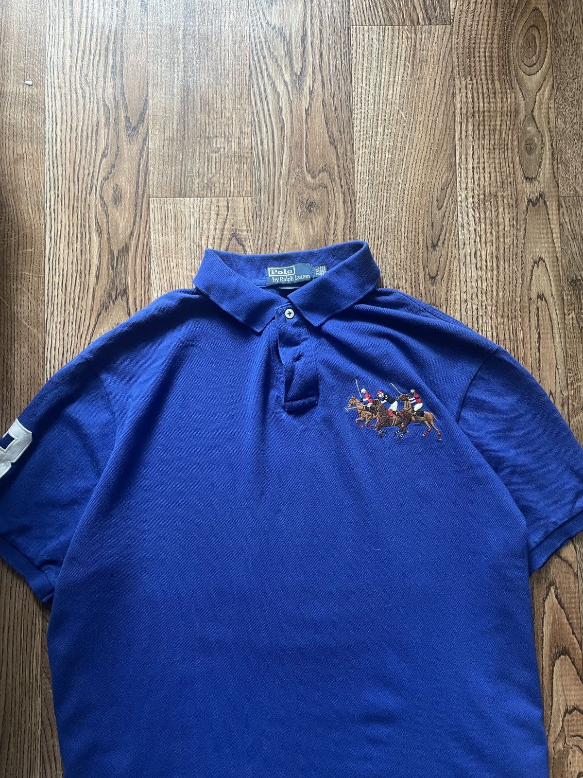 Polo Ralph Lauren 🇺🇸 Vintage Polo Ralph Lauren Polo T-Shirt Rare Retro Hype Size US XXL / EU 58 / 5 - 4 Thumbnail