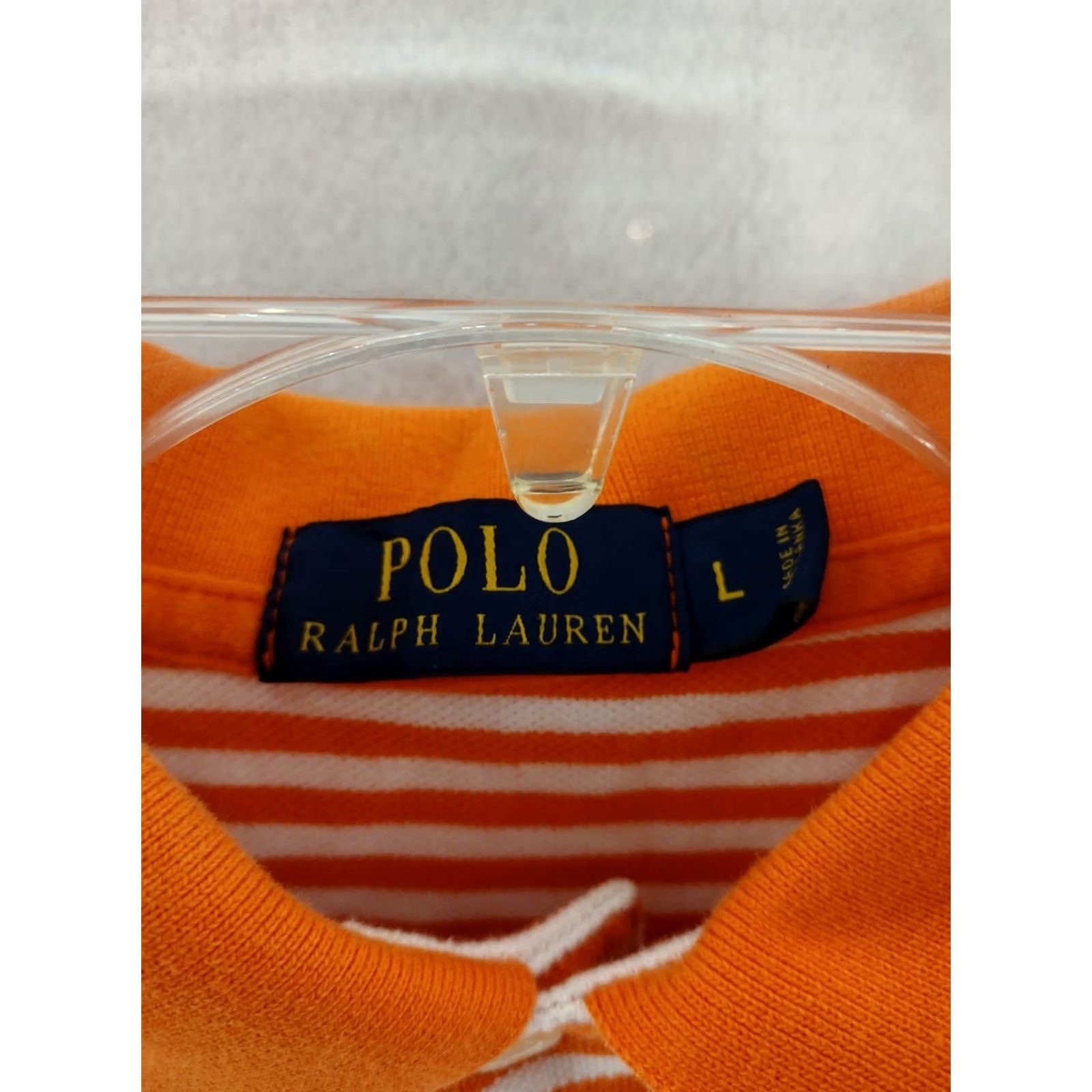 Polo Ralph Lauren Polo Ralph Lauren Shirt Mens Large Striped Short Sleeve Polo Size US L / EU 52-54 / 3 - 4 Thumbnail