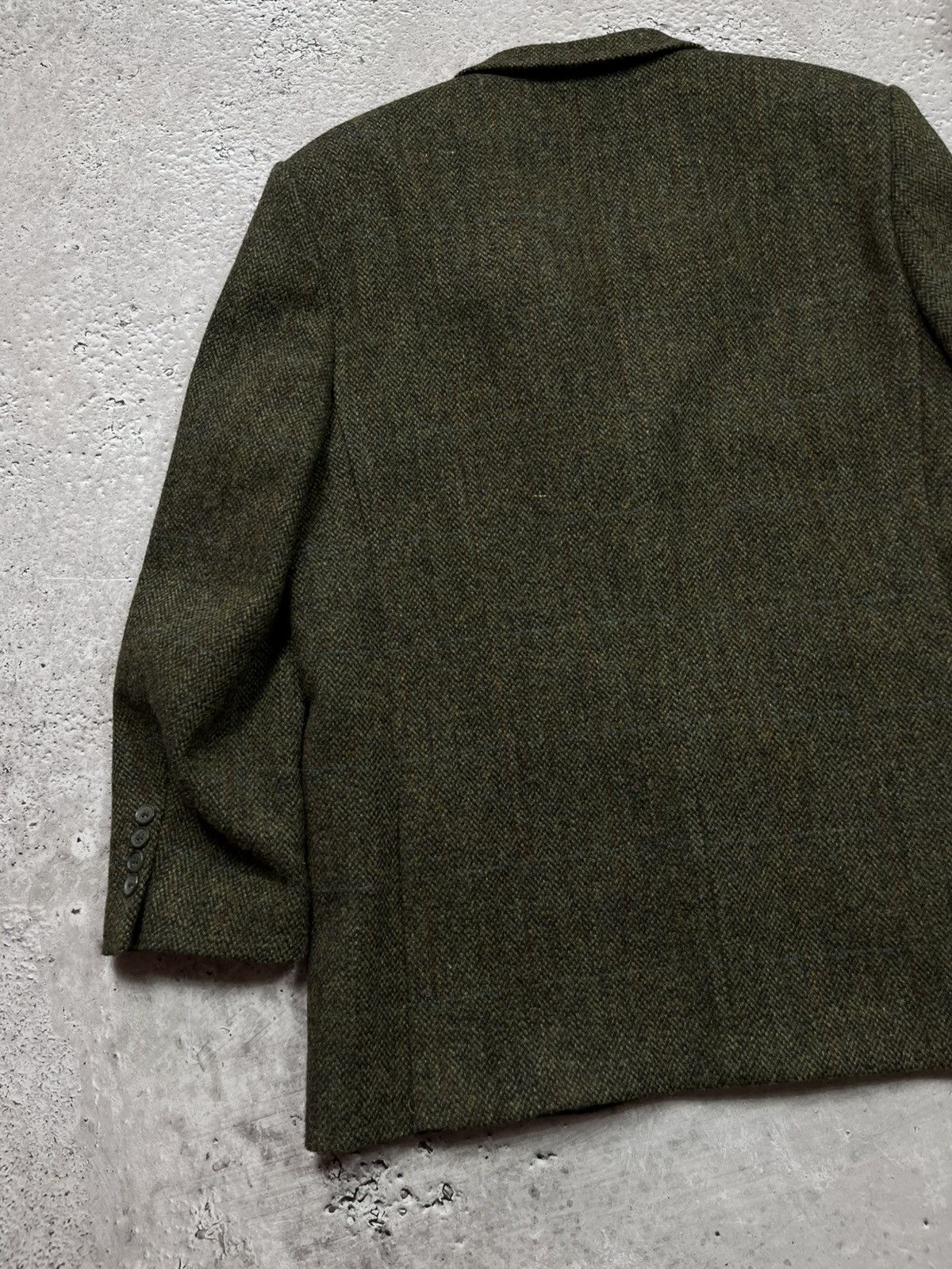 Harris Tweed Harris Tweed wool blazer brown herringbone R44 jacket Size 44R - 15 Thumbnail