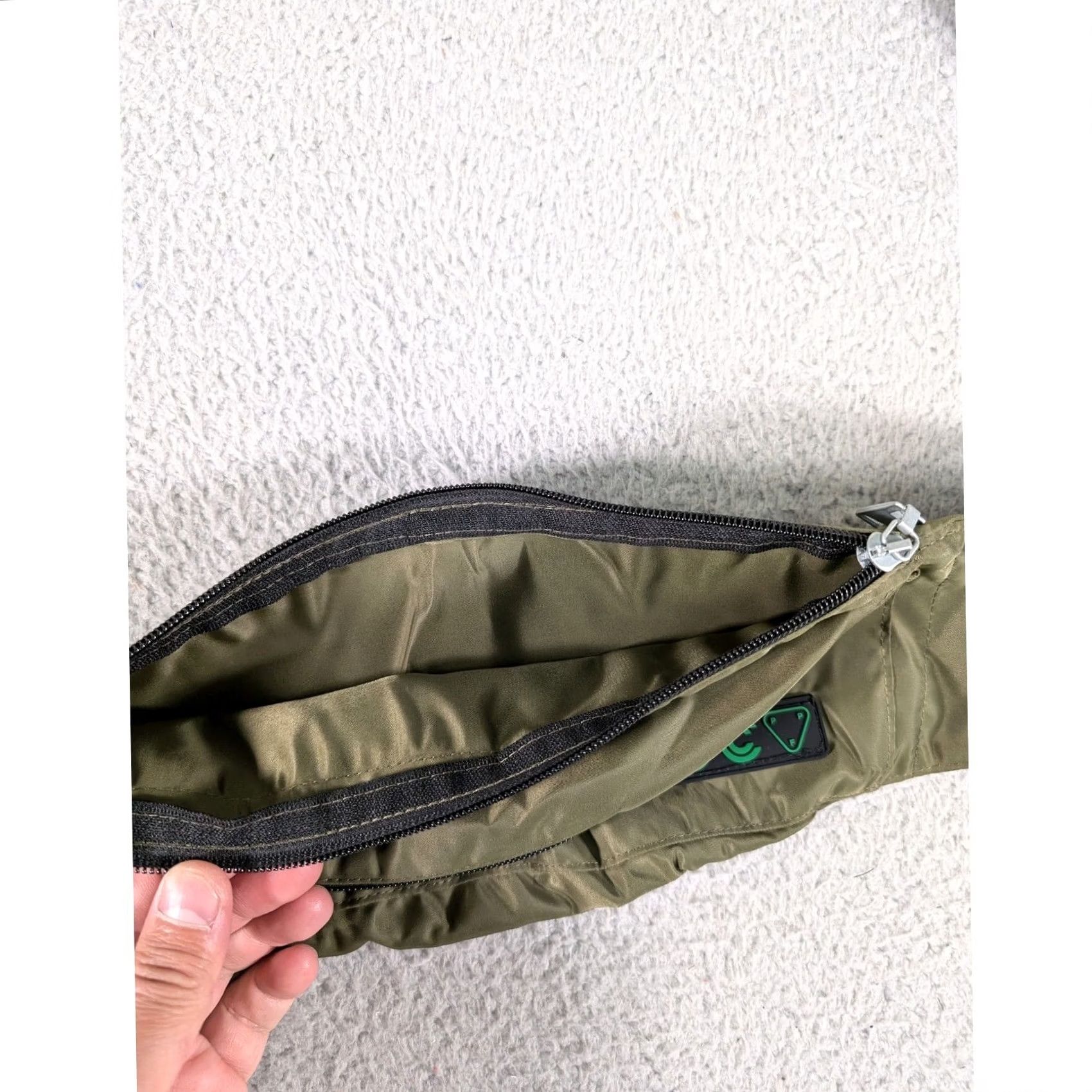 Vintage Hidden NY Shotta Bag V2 Olive Waist Pack Mens One Size Adjustable Travel Hiking Bag Style Belt Bag & Fanny Pack Green Size ONE SIZE - 6 Thumbnail