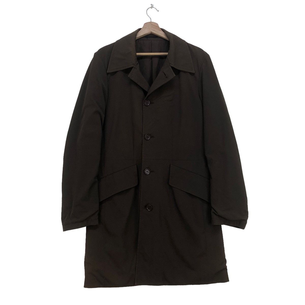 image of Abahouse Abahhouse Long Coat Jacket in Brown, Women's (Size Medium)