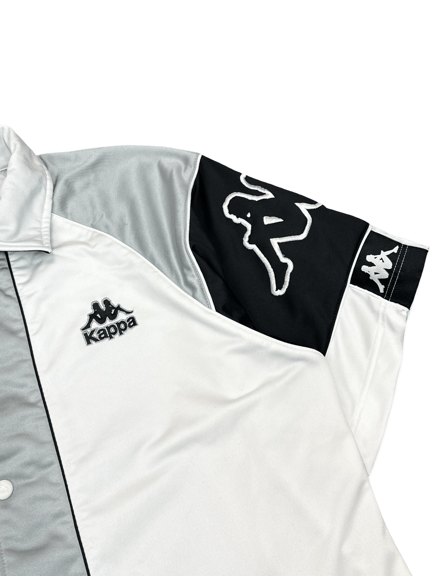Kappa Bowling big logo vintage buttoned shirt jacket