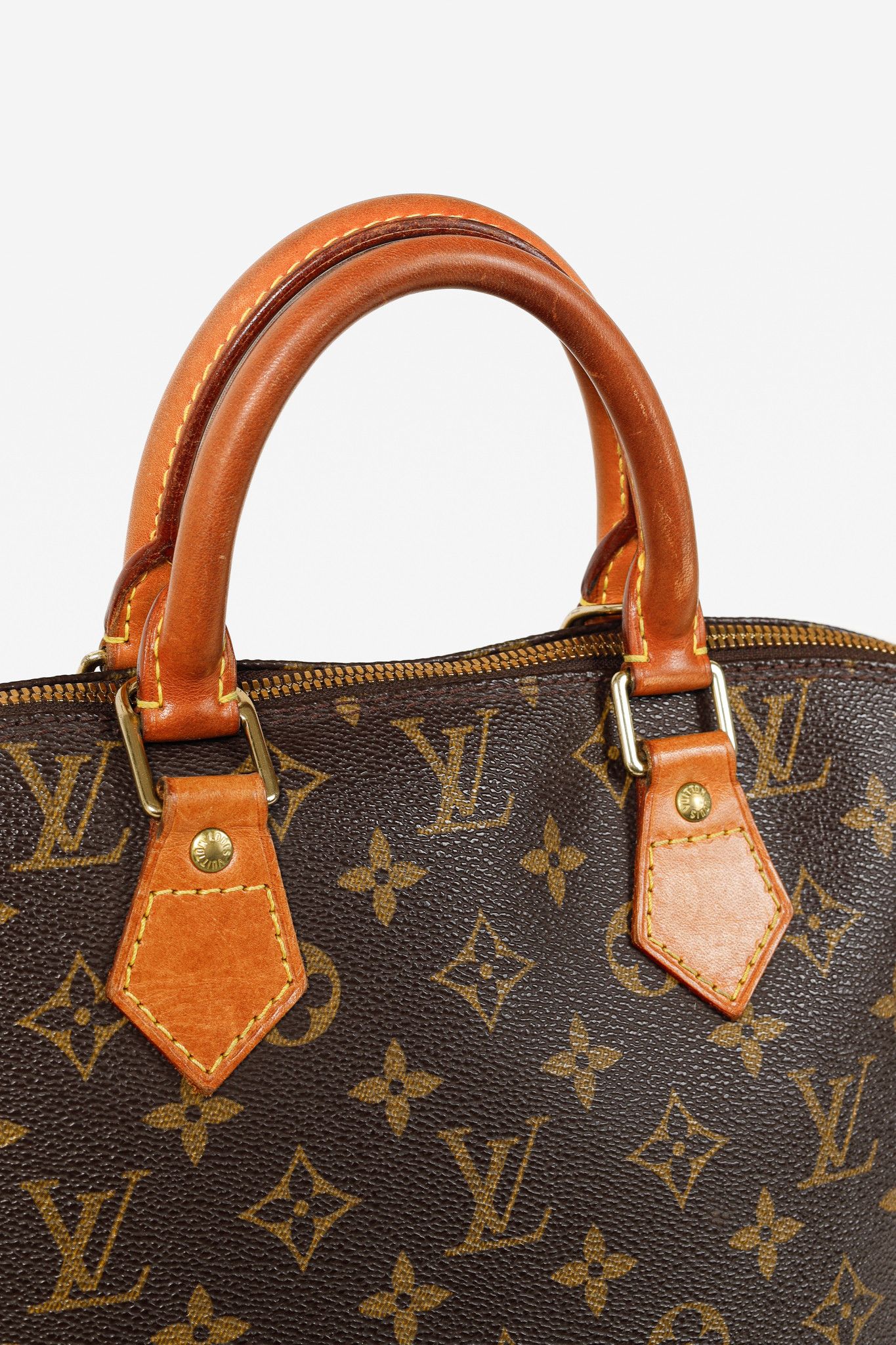Louis Vuitton Louis Vuitton Vintage Alma Brown Monogram Handbag Size ONE SIZE - 6 Thumbnail