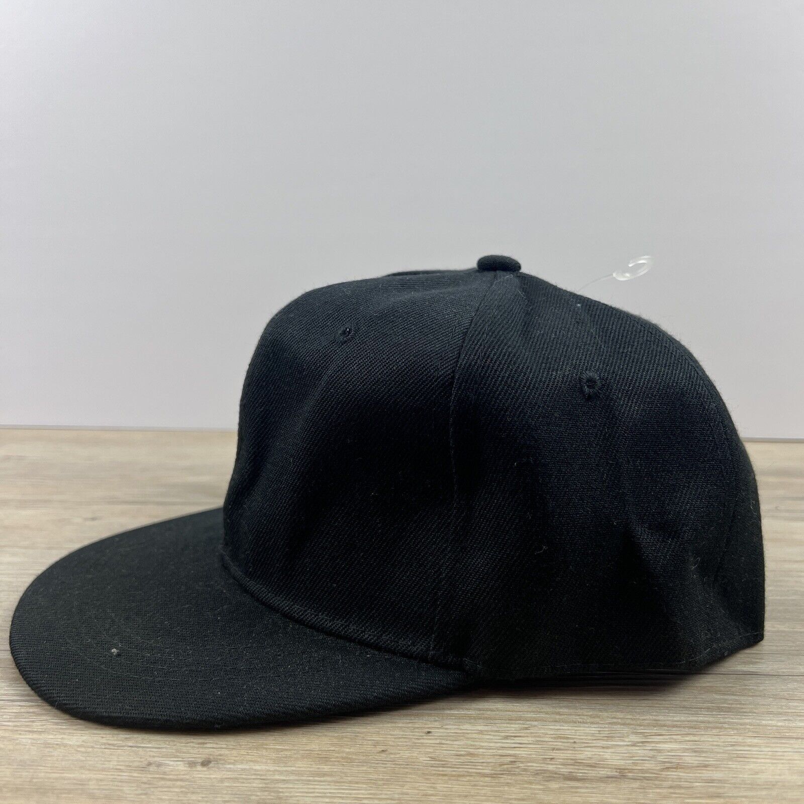 Other Black Snapback Hat Adult Snapback Hat Black Adjustable Hat A Size ONE SIZE - 7 Thumbnail