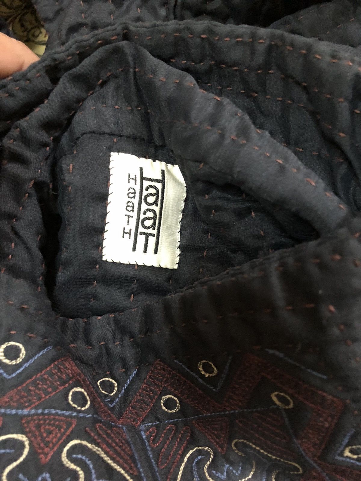Issey Miyake Haat by Issey Miyake Sasiko Stitch Long Jacket Size US M / EU 48-50 / 2 - 3 Thumbnail