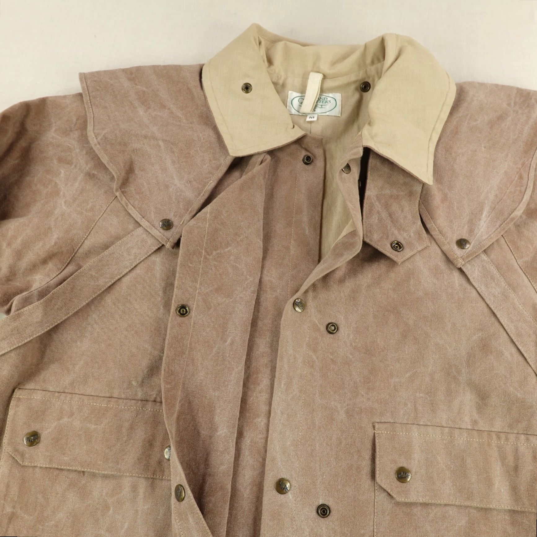 Vintage Vintage Overland Outfitters Jacket Mens Medium Canvas Trench Coat 90s Outdoor Workwear Size US M / EU 48-50 / 2 - 4 Thumbnail