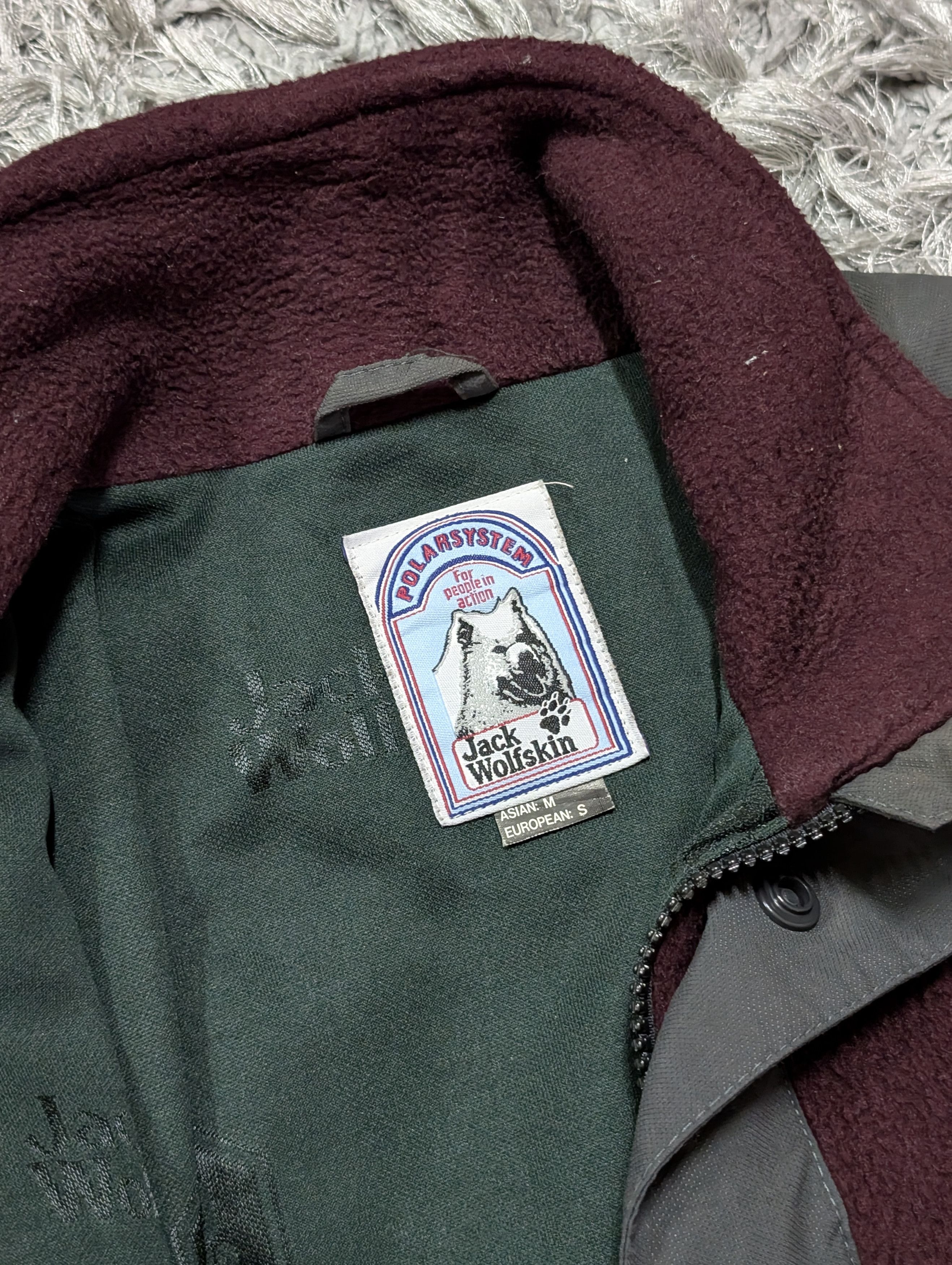 Jack Wolfskin Jack Wolfskins Mens Fleece Jacket Button On Winter Coat Size US S / EU 44-46 / 1 - 10 Thumbnail