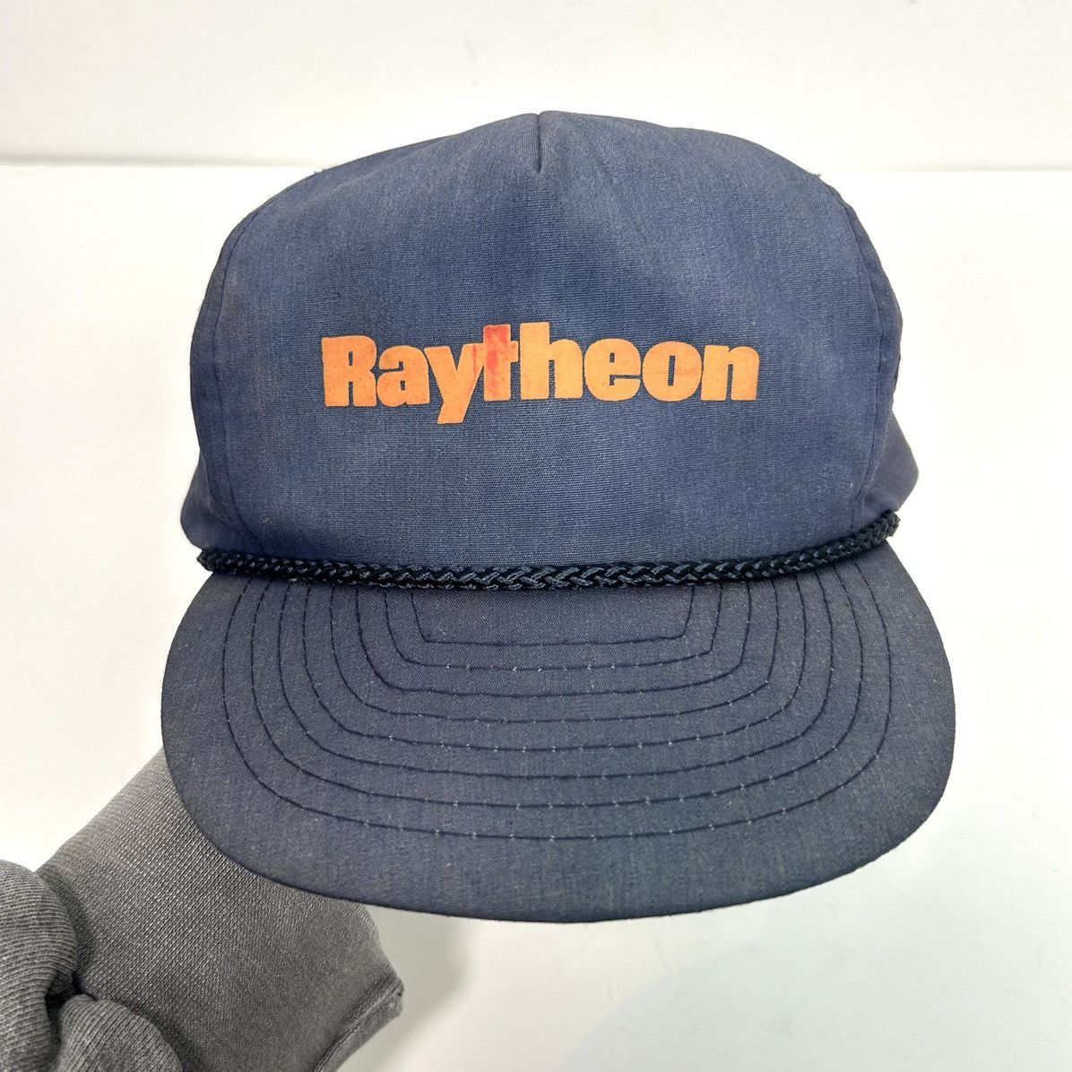 Vintage Raytheon navy blue baseball rope cap Size ONE SIZE - 2 Thumbnail