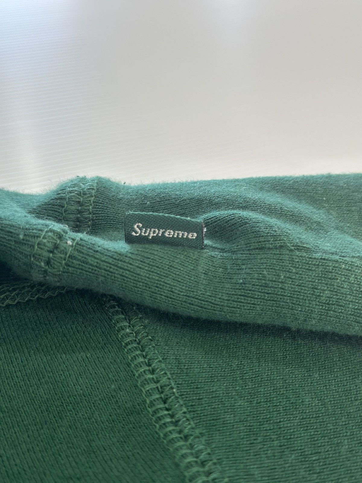 Supreme Supreme Box Logo Crewneck Dark Green (FW18) Size US L / EU 52-54 / 3 - 9 Thumbnail