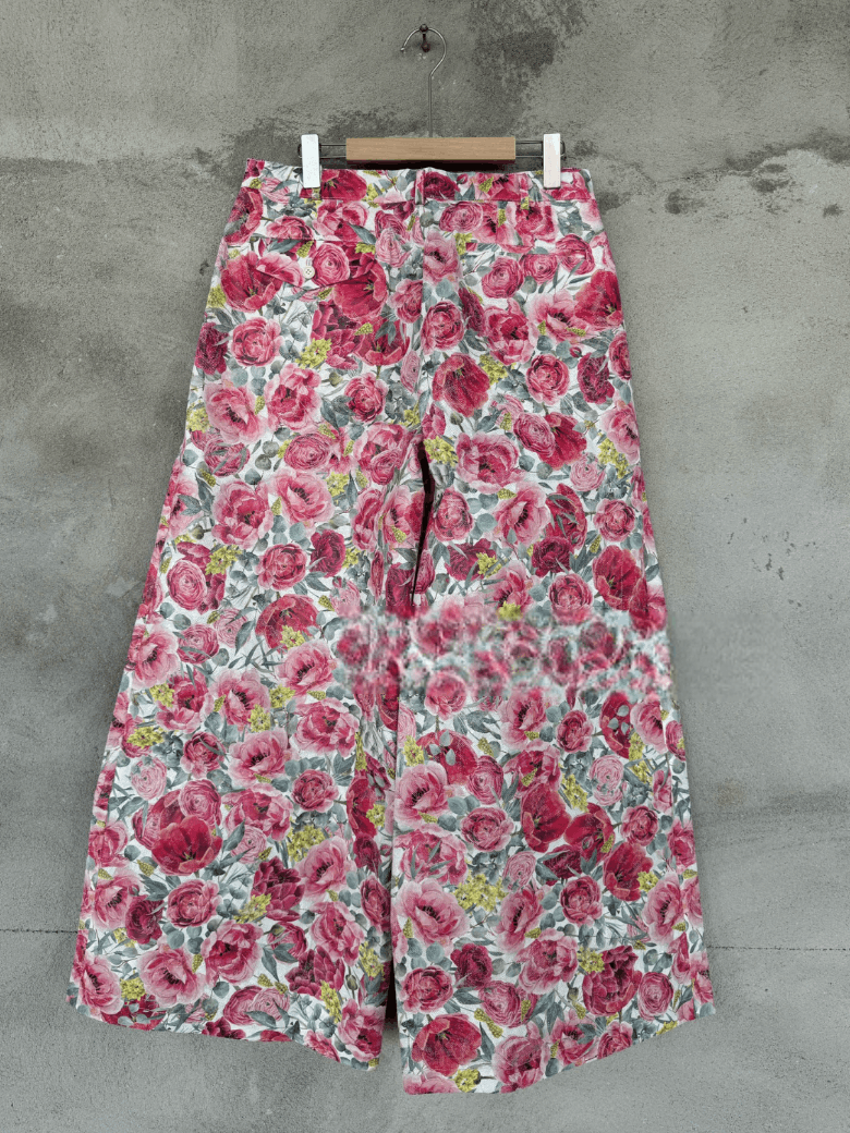 Comme des Garcons Homme Plus Sz M Comme Des Garcons Homme Plus AD2021 Flower Pants Size US 32 / EU 48 - 2 Thumbnail