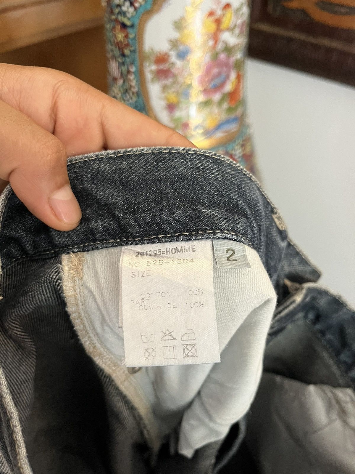If Six Was Nine 291295=HOMME Bootcut Flared Jeans Size US 30 / EU 46 - 9 Thumbnail