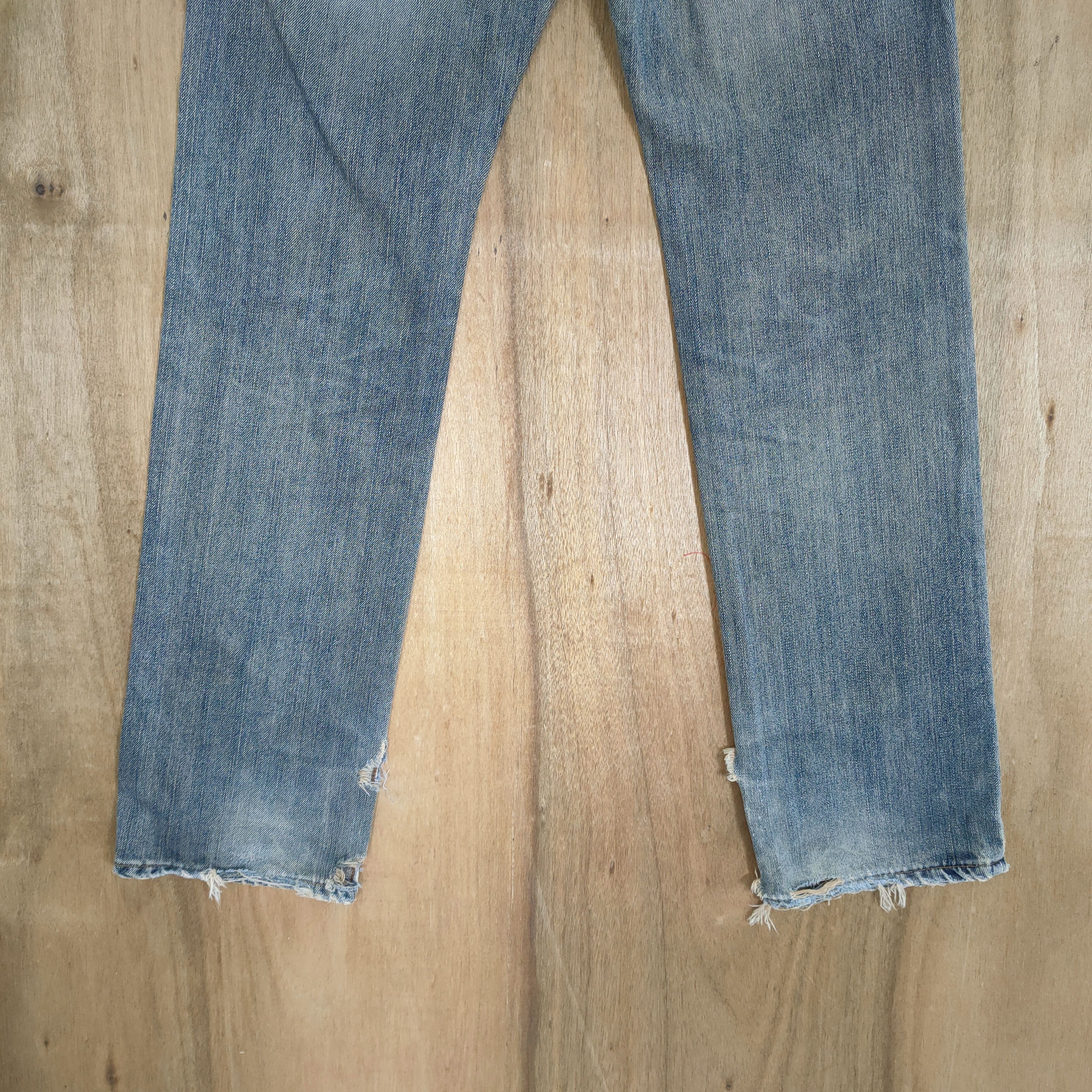 Edwin VINTAGE JAPAN EDWIN DISTRESSED JEANS PANTS Size US 28 / EU 44 - 9 Thumbnail